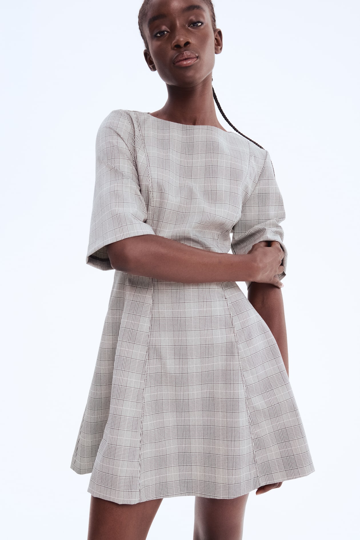 Twill Tapered-Waist Dress - image 3