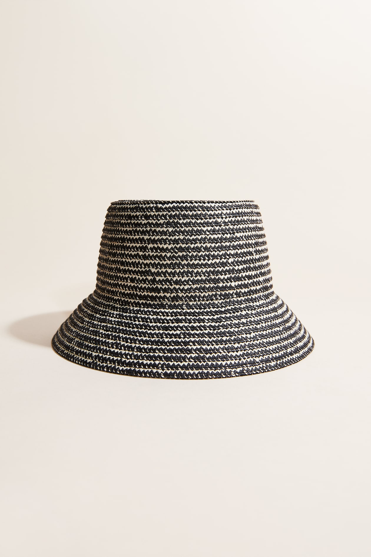 Hm Hat Women's Black marl Straw bucket hat | H&M MY