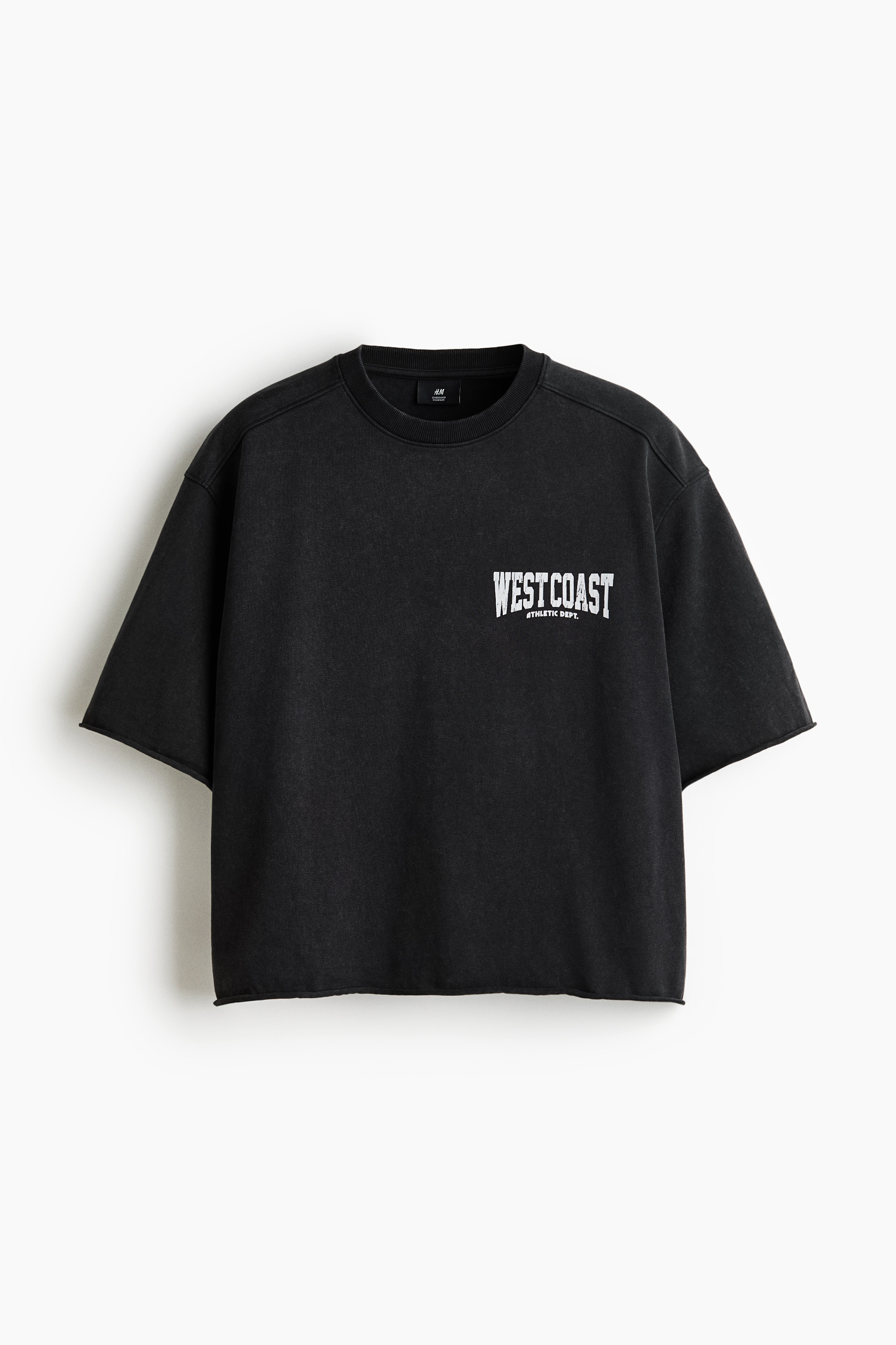 Oversized Fit Printed cotton T-shirt - Washed black/Westcoast/Cream/Athletic dept./Dark dusty blue/Uncut Gym 247