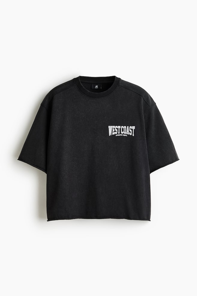 Oversized Printed Cotton T-Shirt - Washed black/Westcoast/Black/Las Vegas/Cream/Las Vegas/Dark dusty blue/Uncut Gym 247/Cream/San Bernardino/Cream/Athletic Dept. - 1