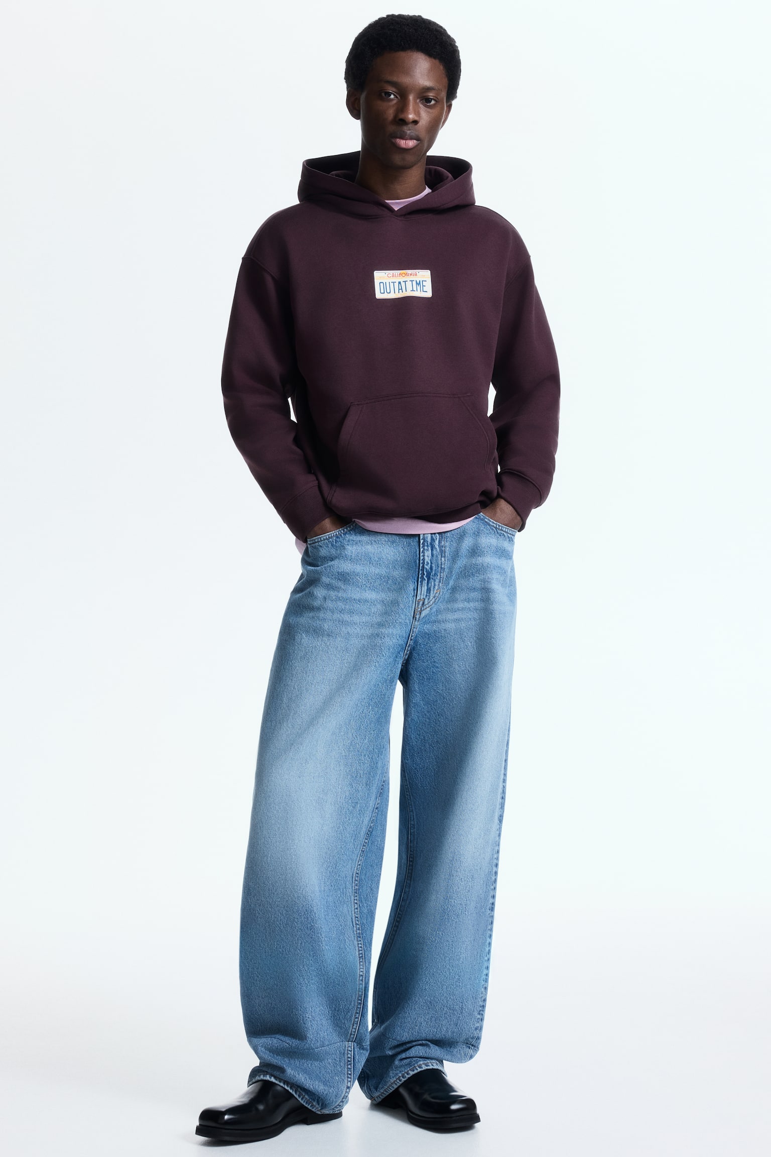 Loose Fit Hoodie - Burgundy/California/Black/Batman/Black/Gremlins/Black/Ford - 7