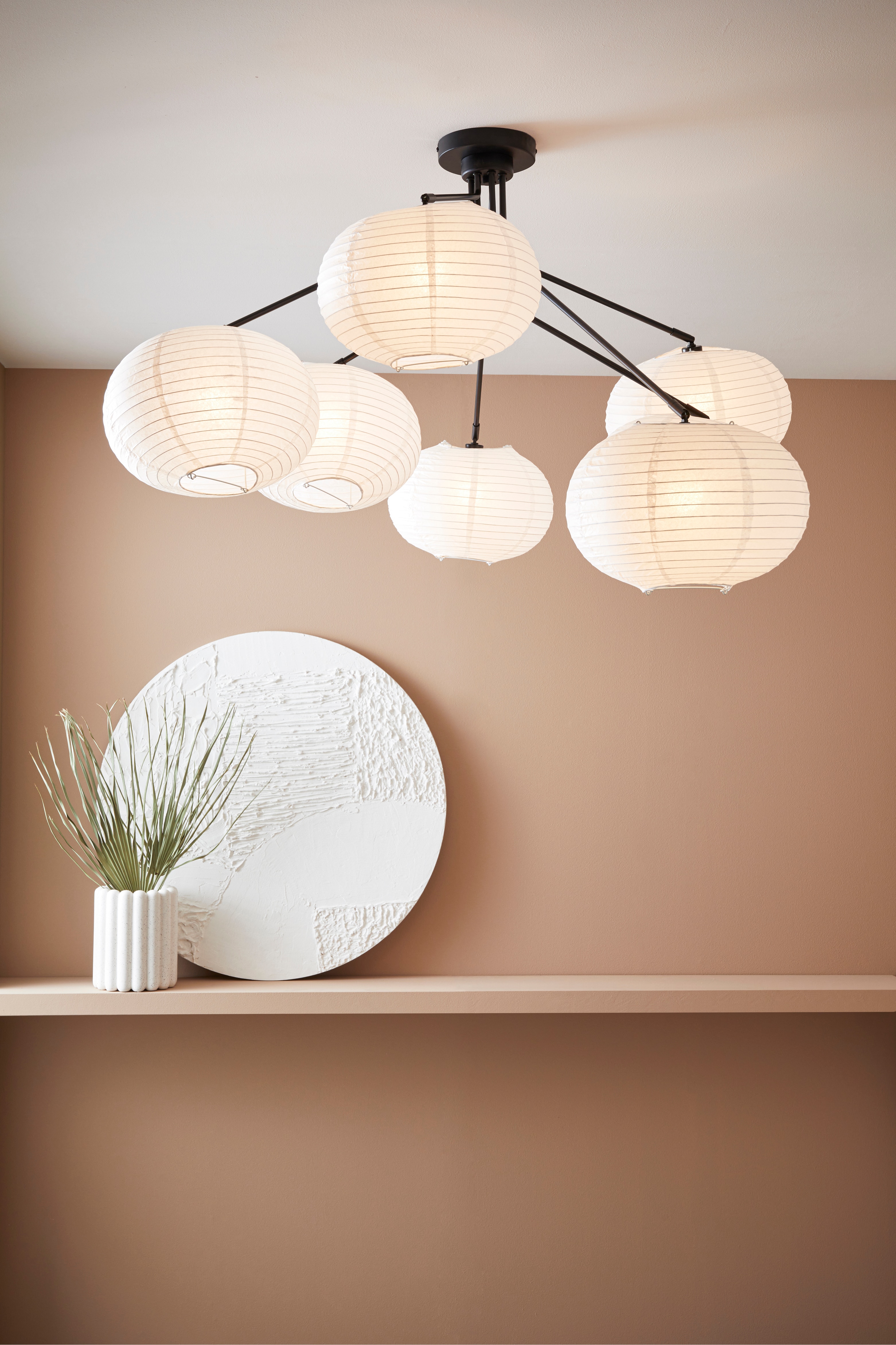 Galaxy Loftlampe - Black/white