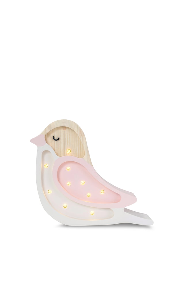 Mini Lights Oiseau - Rose Pâle - 1