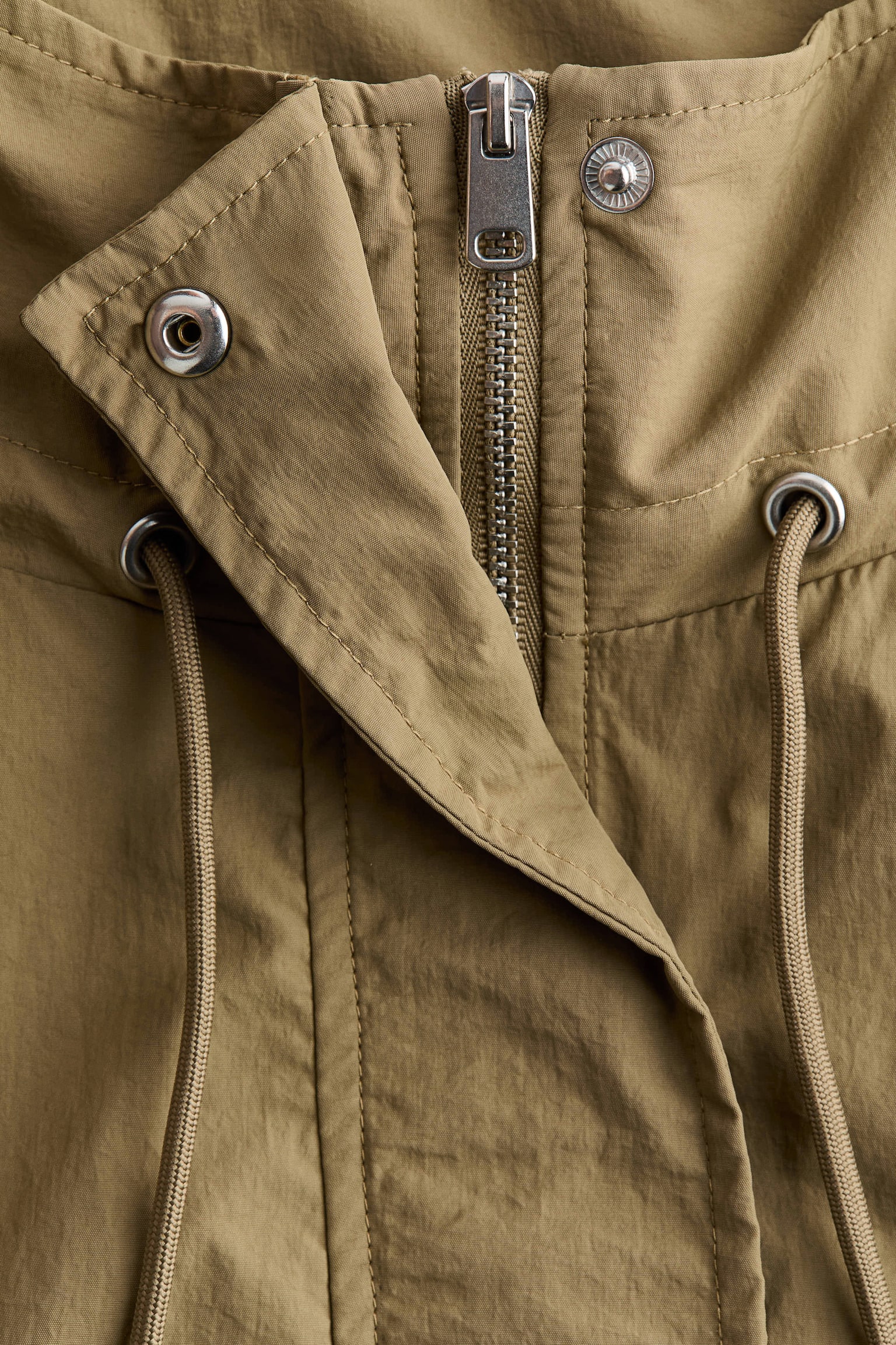 Windbreaker - Dusty khaki green/Cream - 5