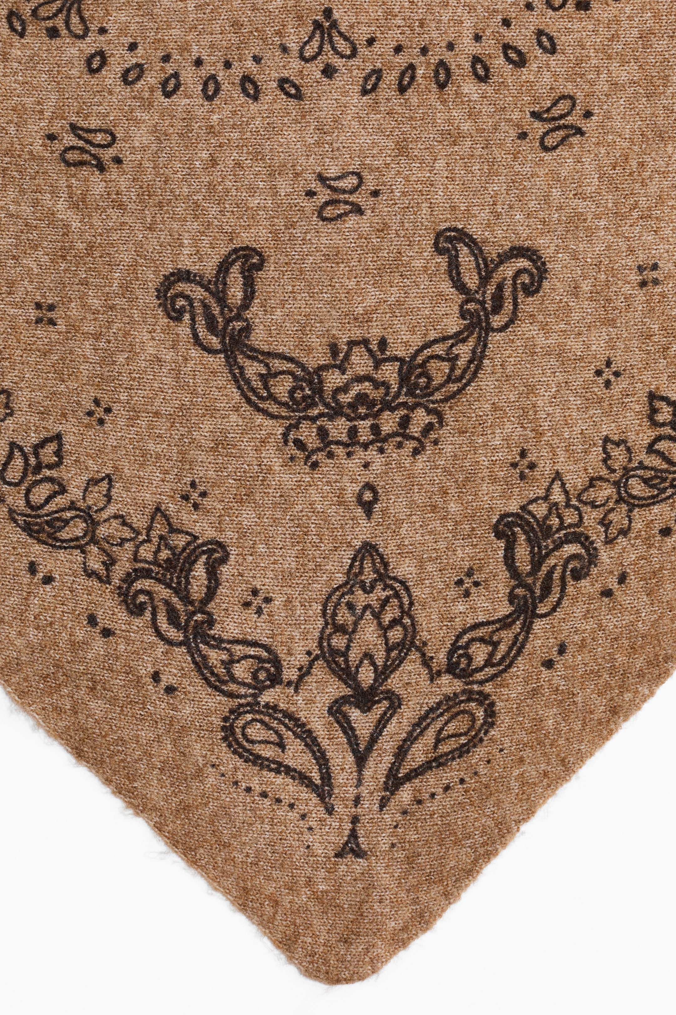 Fichu en tricot jacquard