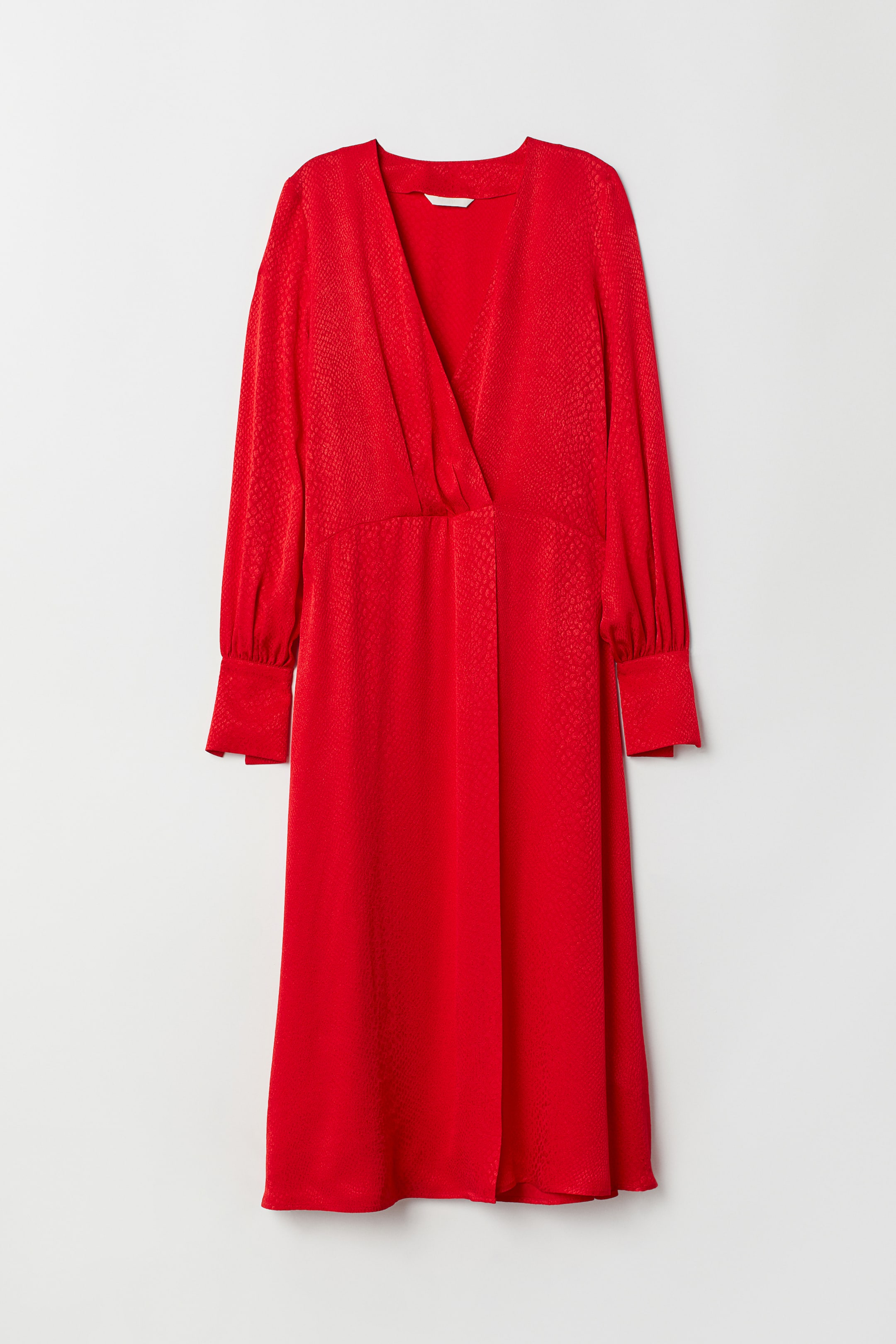 Agrandir l'image: Robe en tissu jacquard - Rouge - FEMME | H&M FR 1