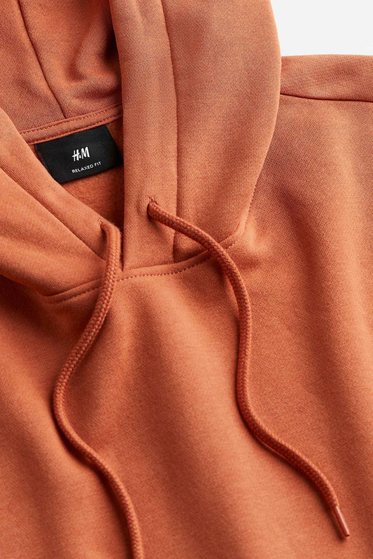 Loose Fit Hoodie - Rust orange/Forest green/Dark brown/Light beige/Black/Dark greige/White/Black/Burgundy/Light beige/Pistachio green/Light grey marl/Navy blue/Purple/Dark turquoise/Pink/Aubergine/Light greige/Burgundy - 2