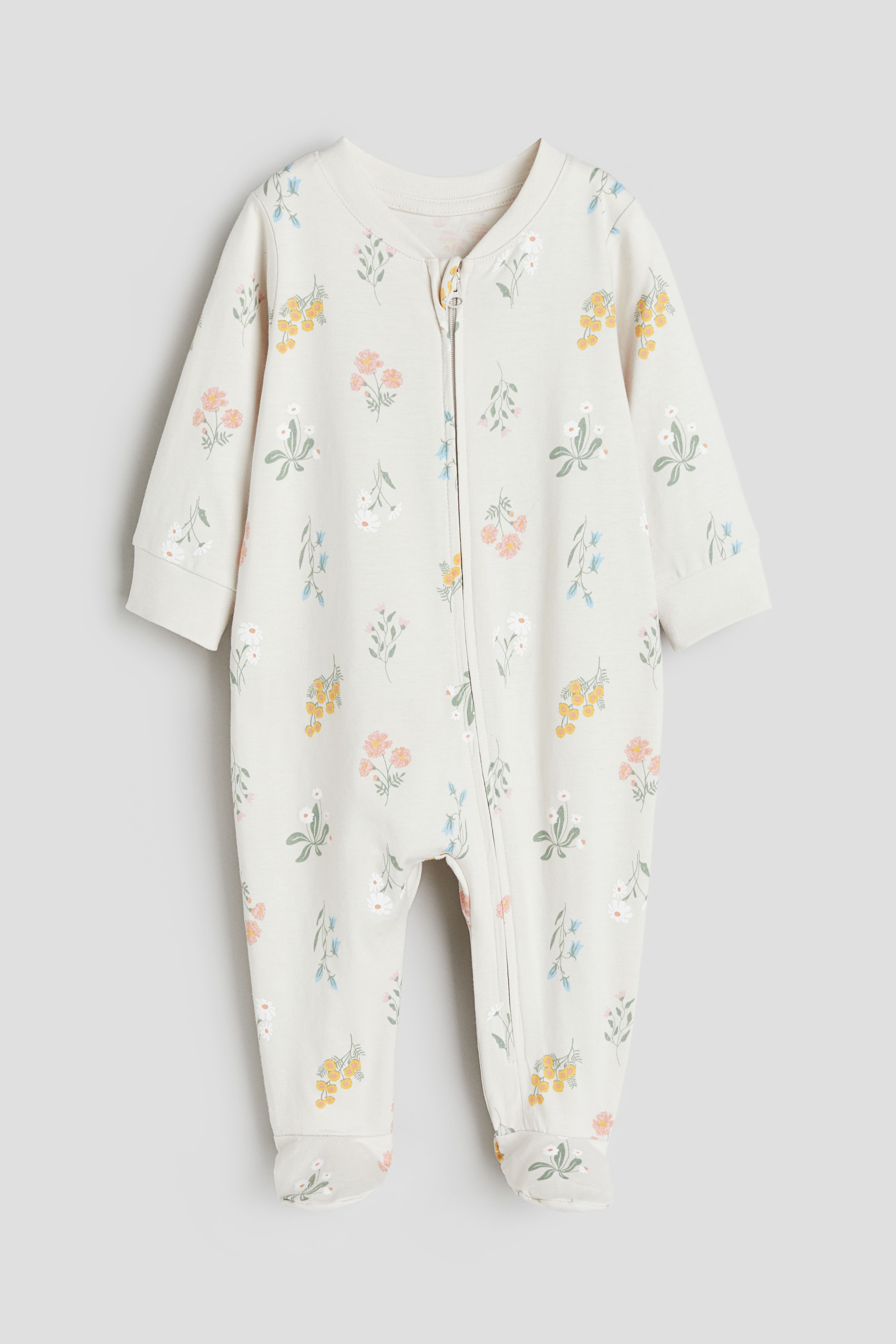 H&m baby girl sales sleepsuits