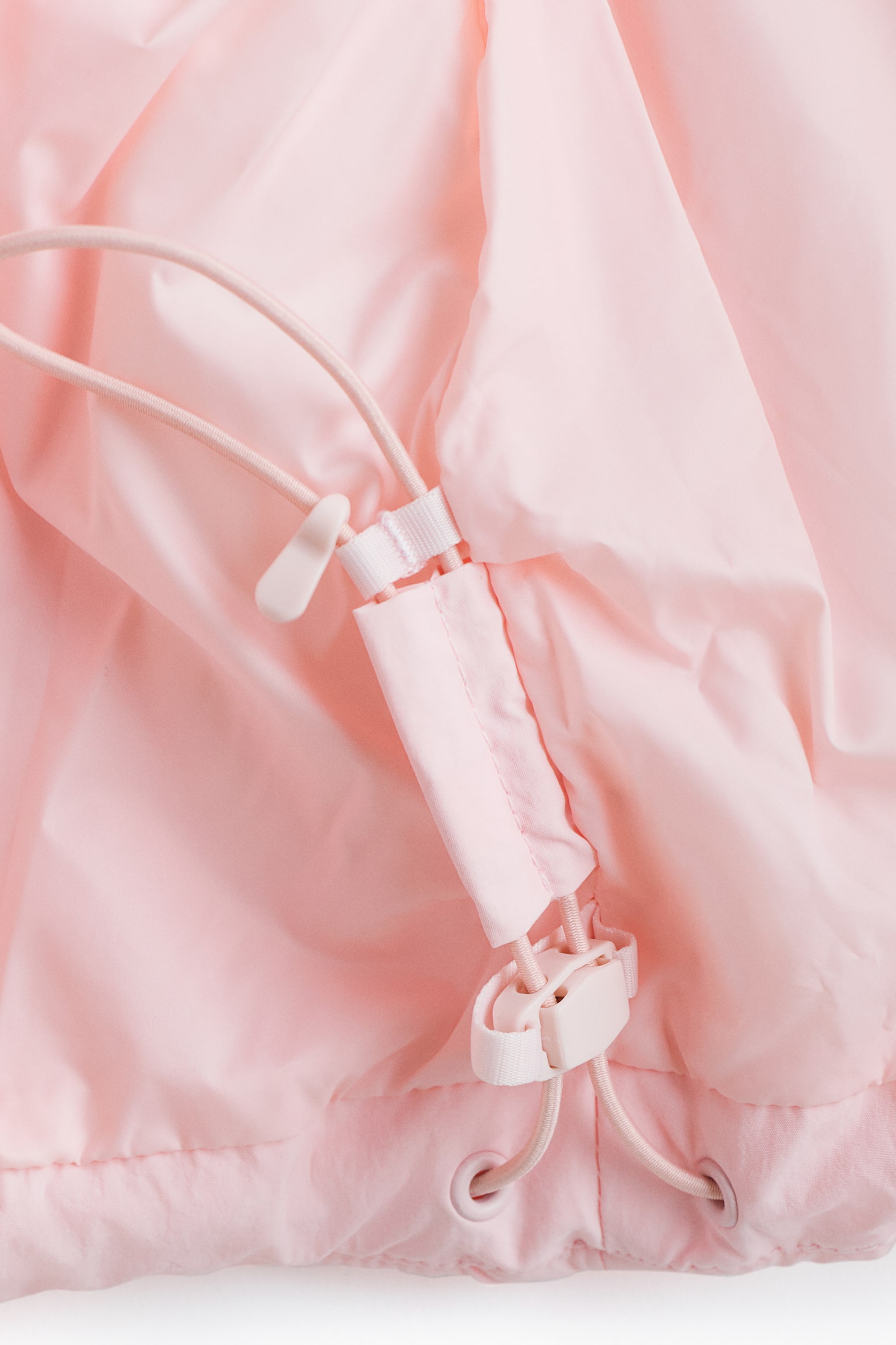 Vodoodpudivá sportovní bunda s vatováním - Světle růžová/Černá - 2