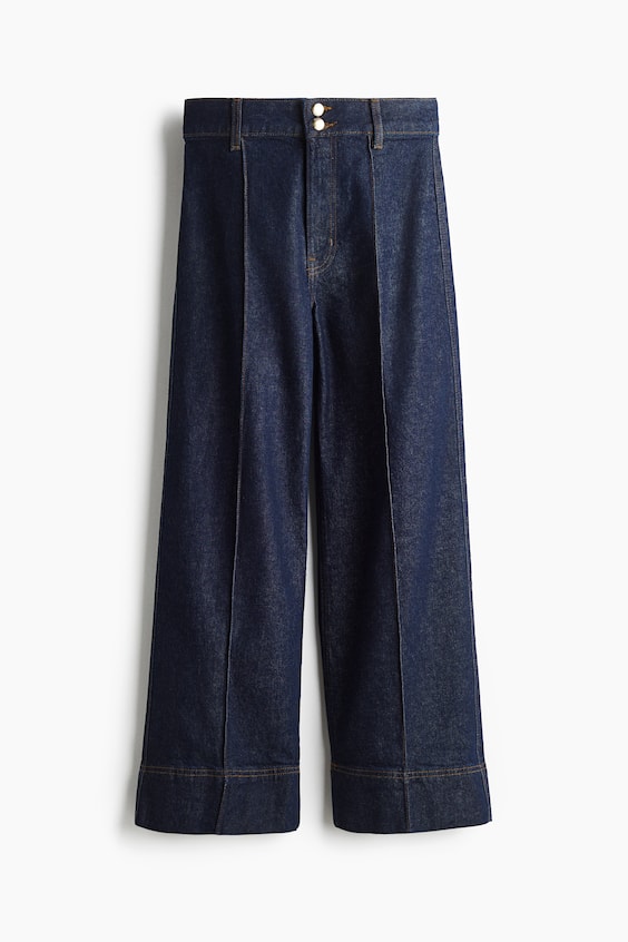 Женские джинсы H&M Wide High Ankle Jeans