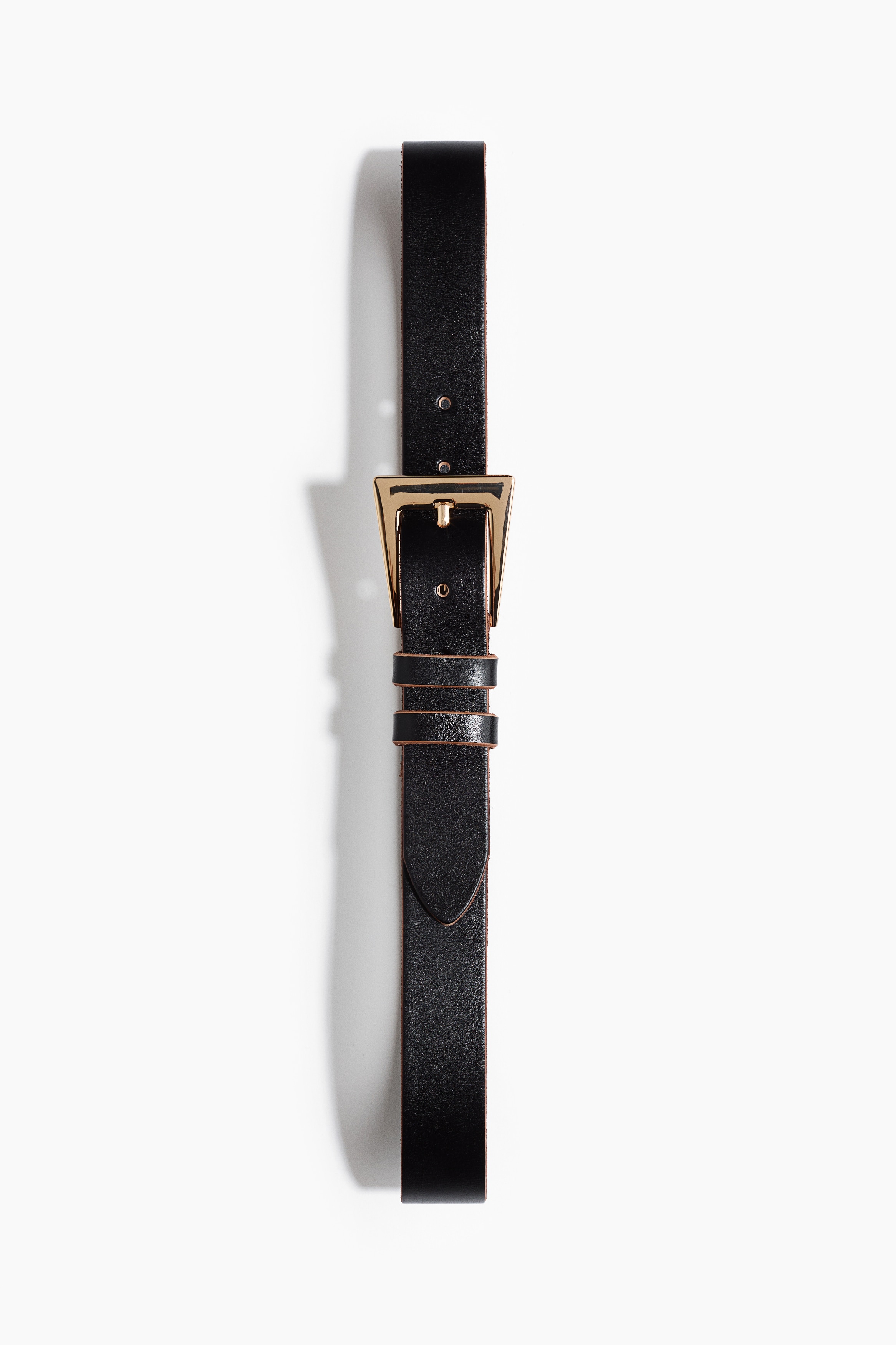 Femme - Leather belt Noir - Size: XS  - H&M