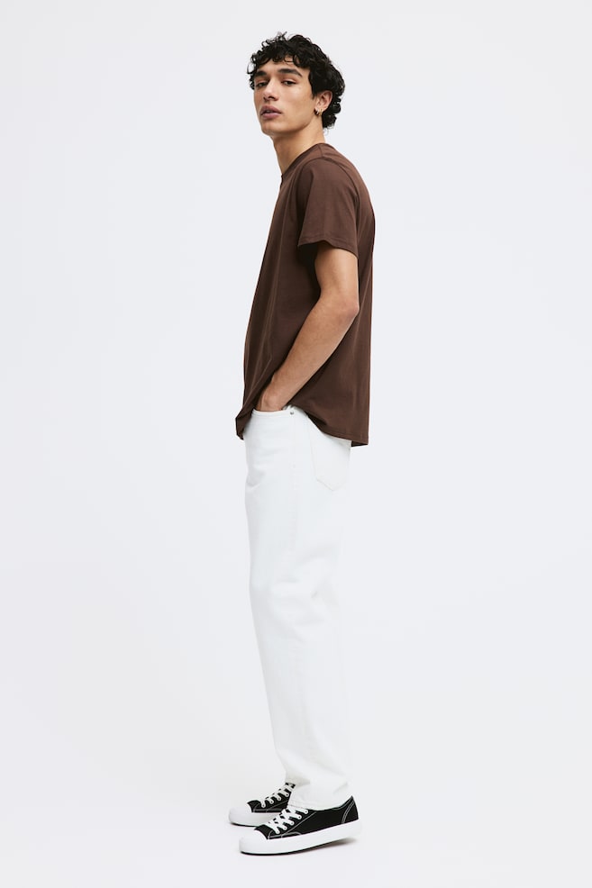 Regular Fit T-shirt - Brown/White/Black/Grey marl/dc/dc/dc/dc/dc/dc/dc - 5