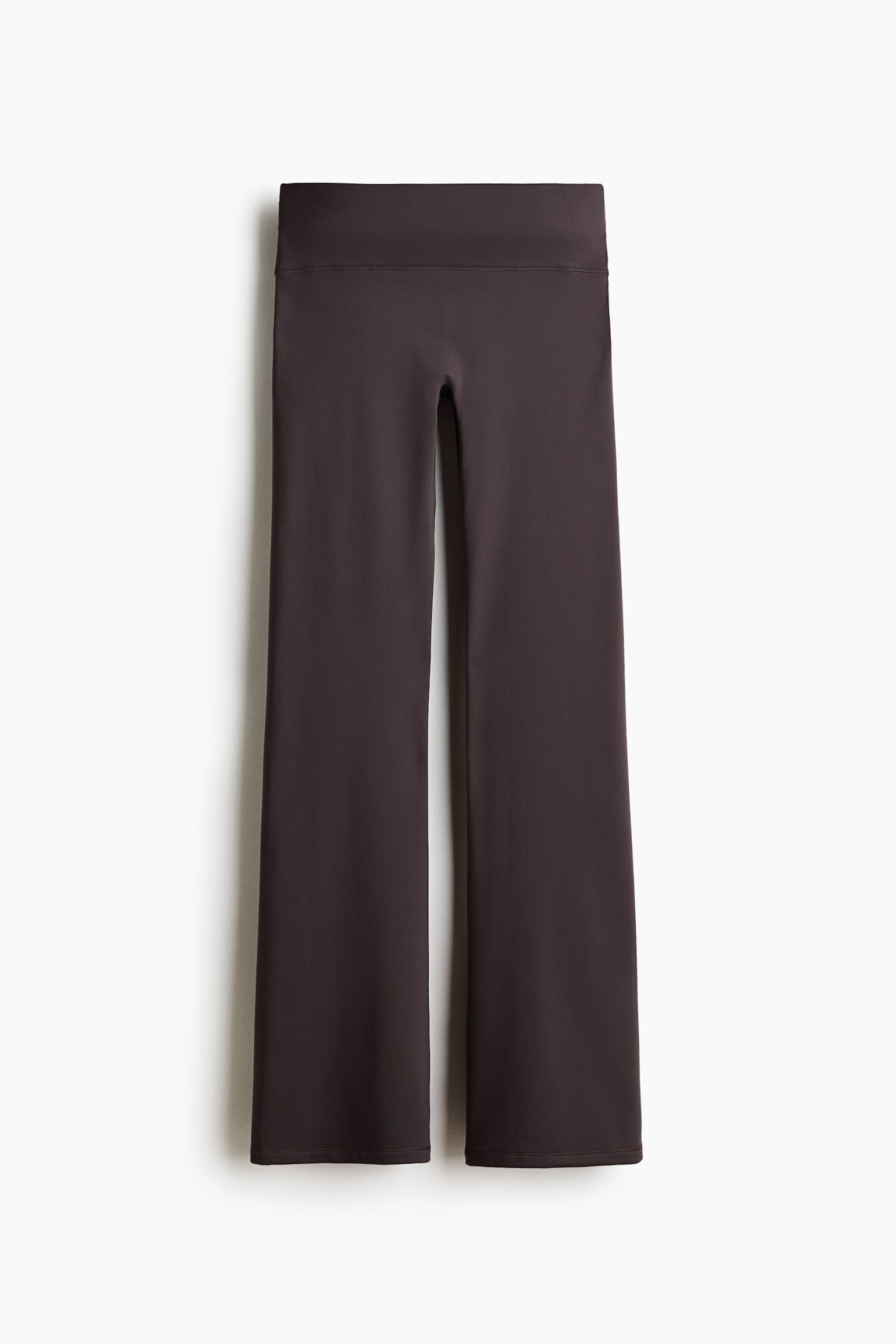 Flared Warm Fleece Leggings with SoftMove™ - Dark heather