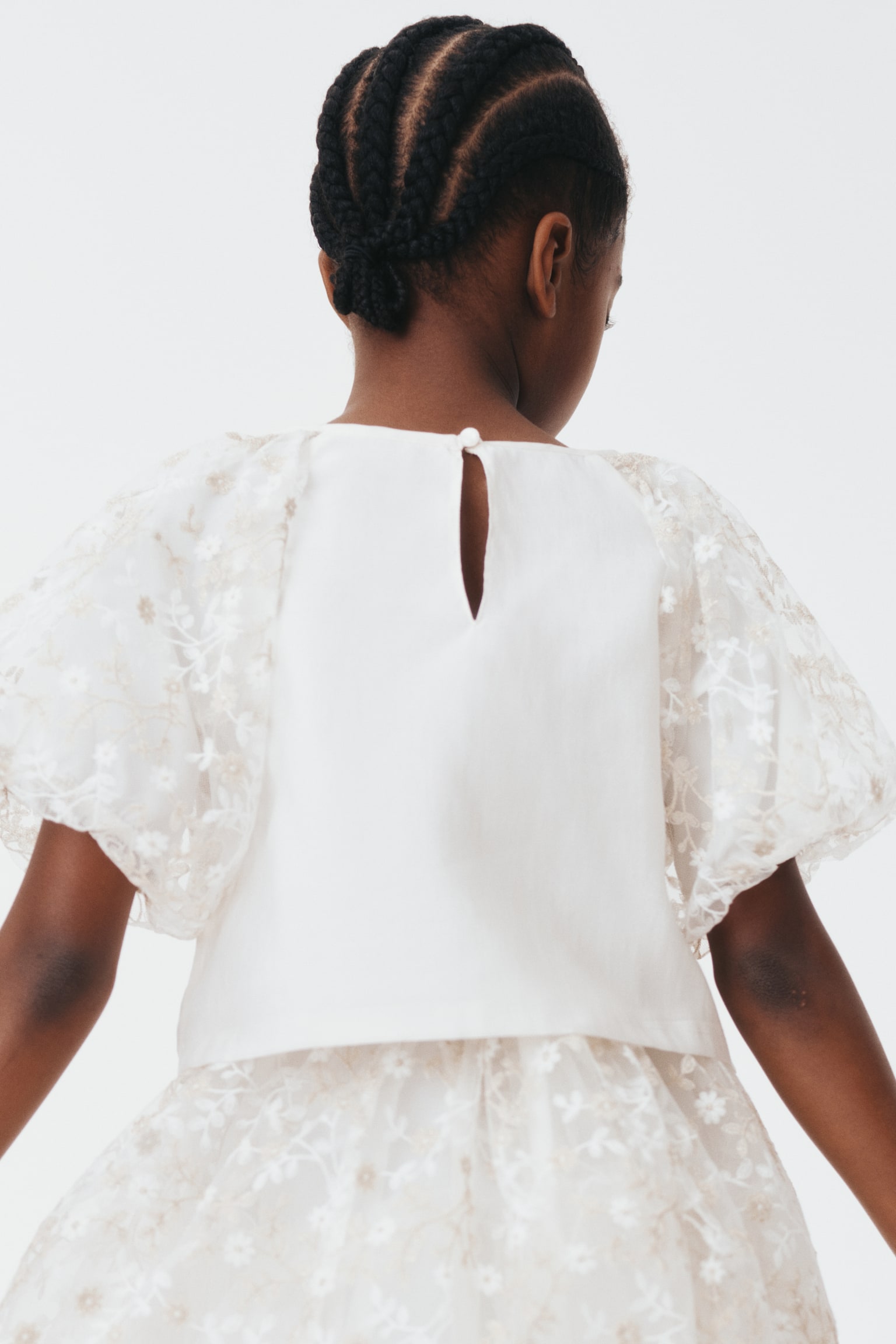 Puff-sleeved blouse - 4
