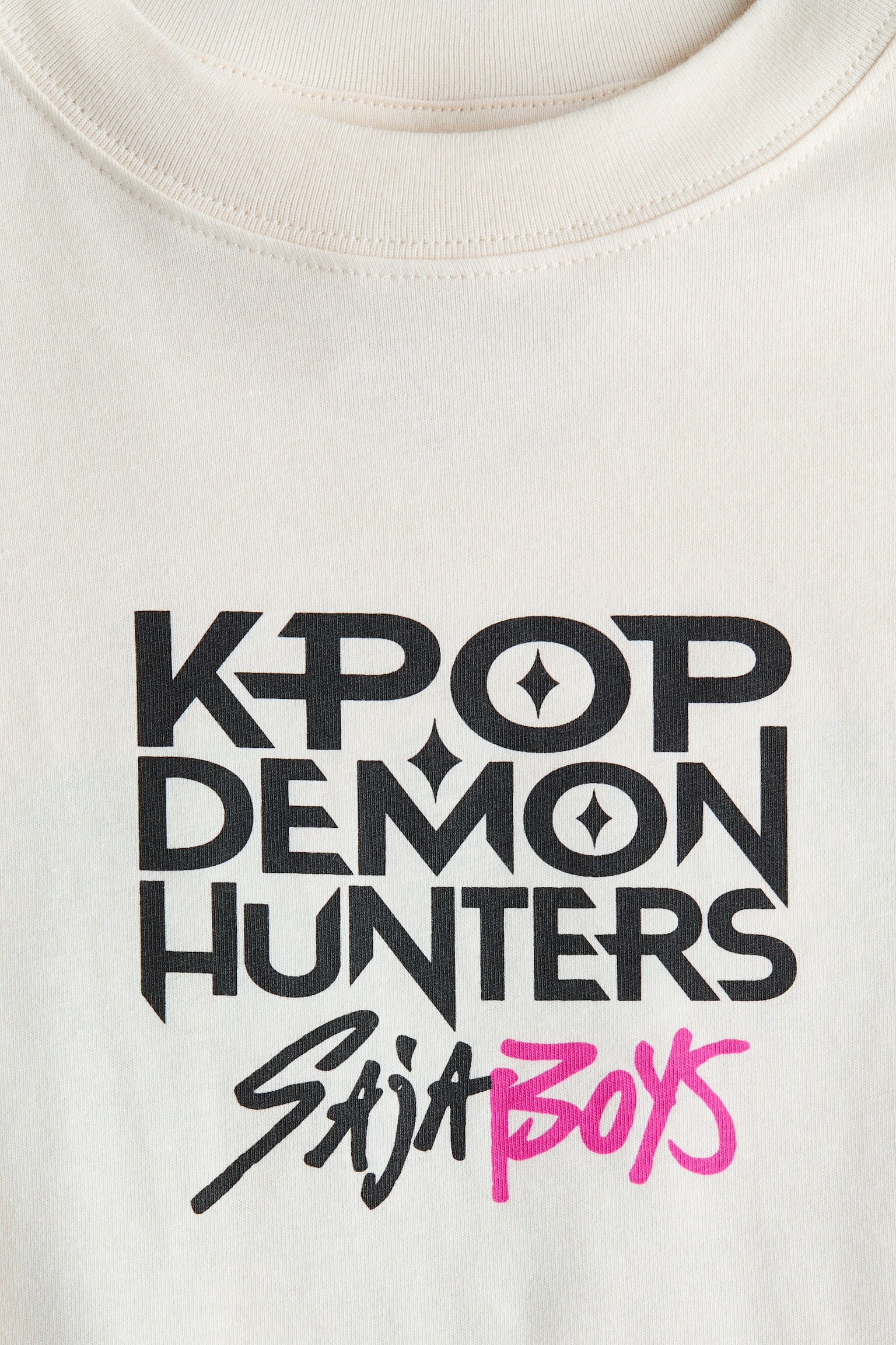 Longsleeve mit Motivdetails - Cremefarben/Demon Hunters/Weiss/Sonic the Hedgehog - 3