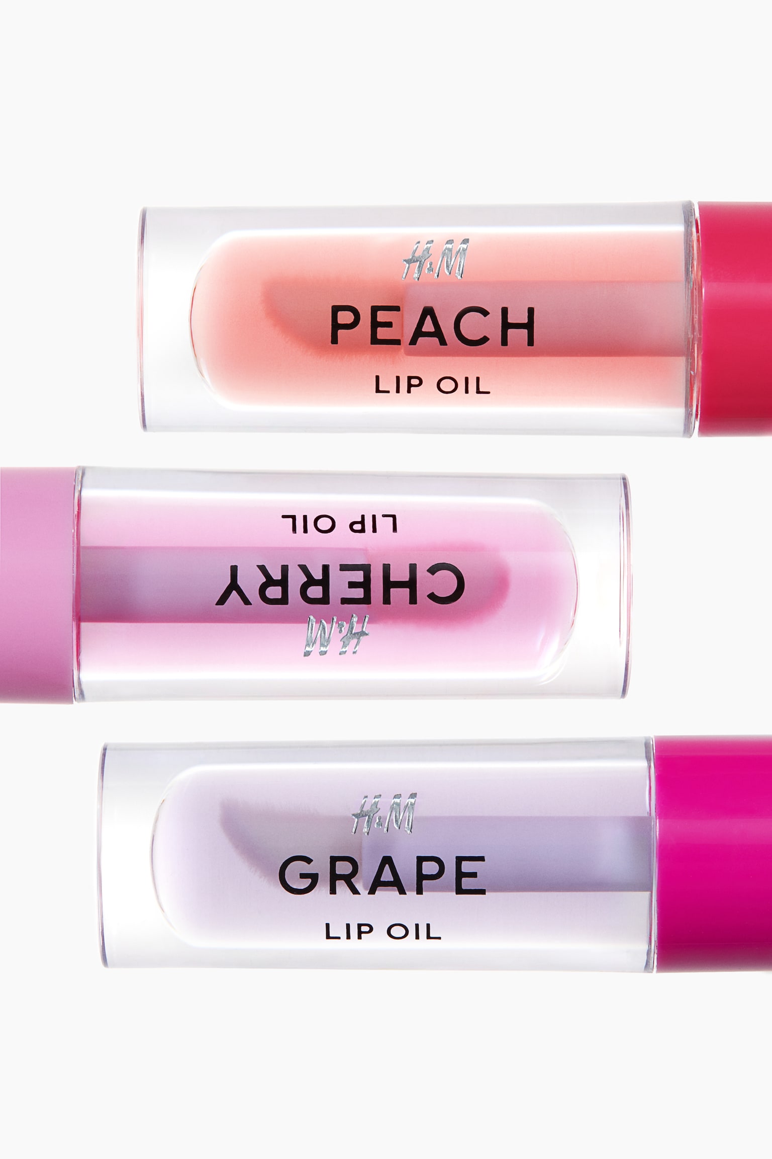 3-pack lip oil kit - Purple/Pink/Pink/Purple - 2