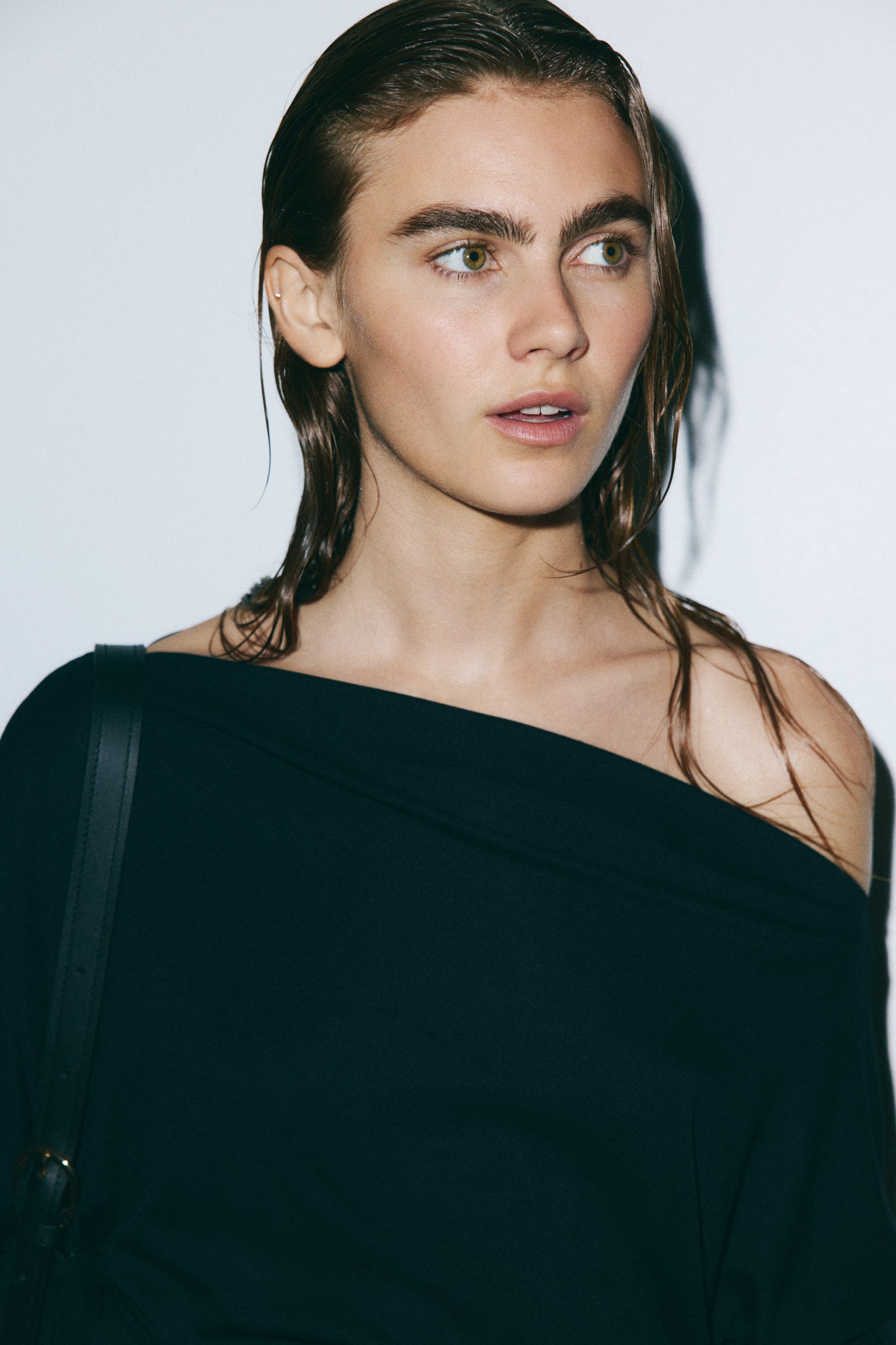 Женский топ H&M Boat-Neck Top, цвет: Чёрный — фото 4