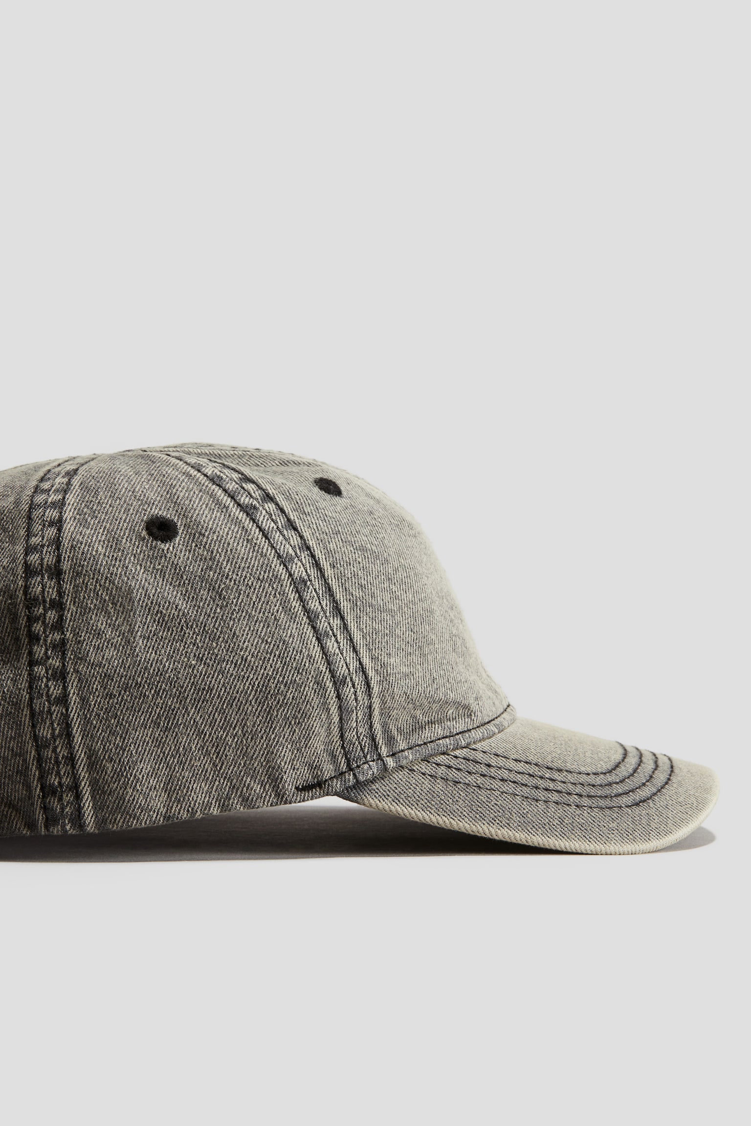 Cap - Denim grey/Light brown - 2