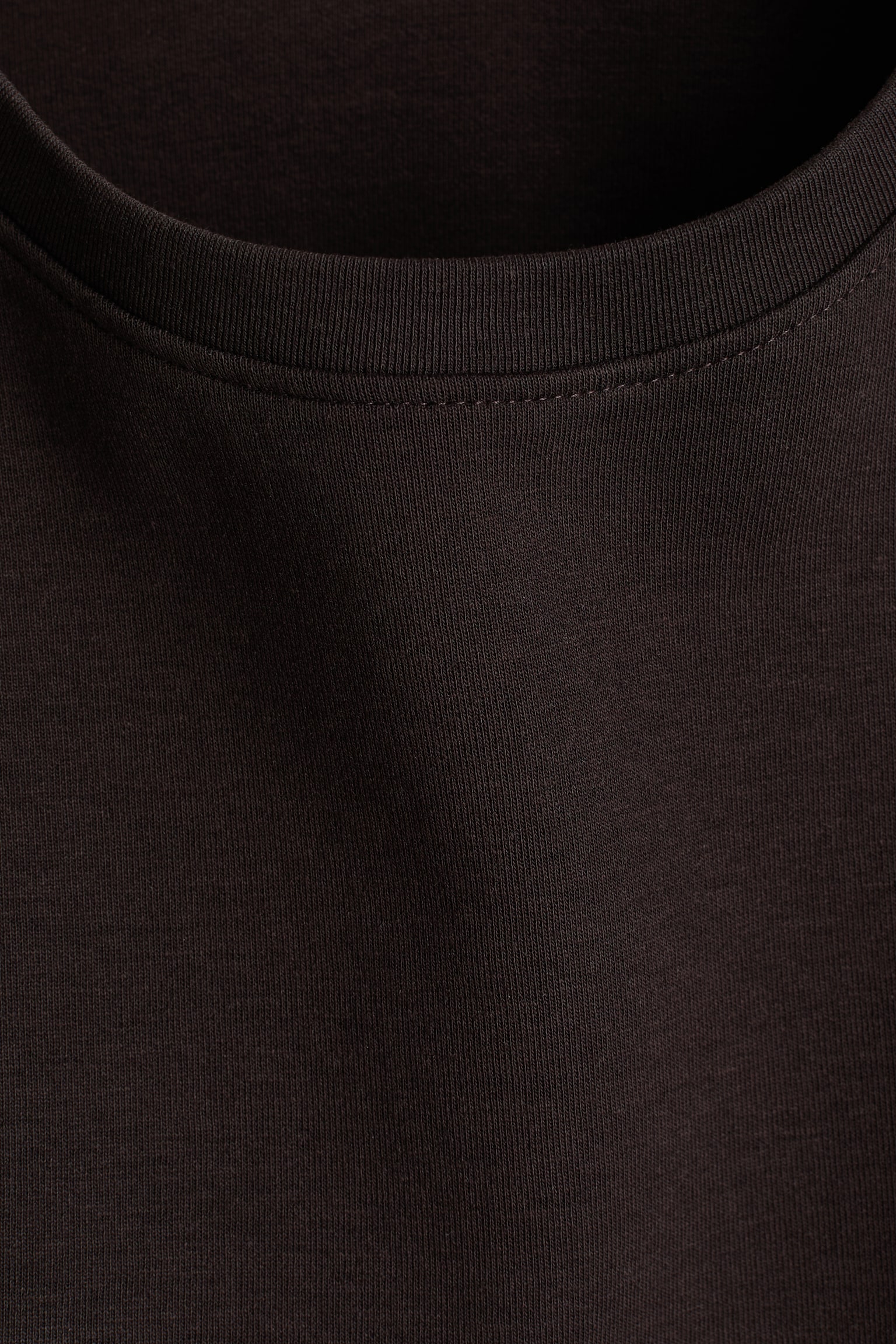 Oversized interlock top - Dark brown/Dark grey/Light greige - 3