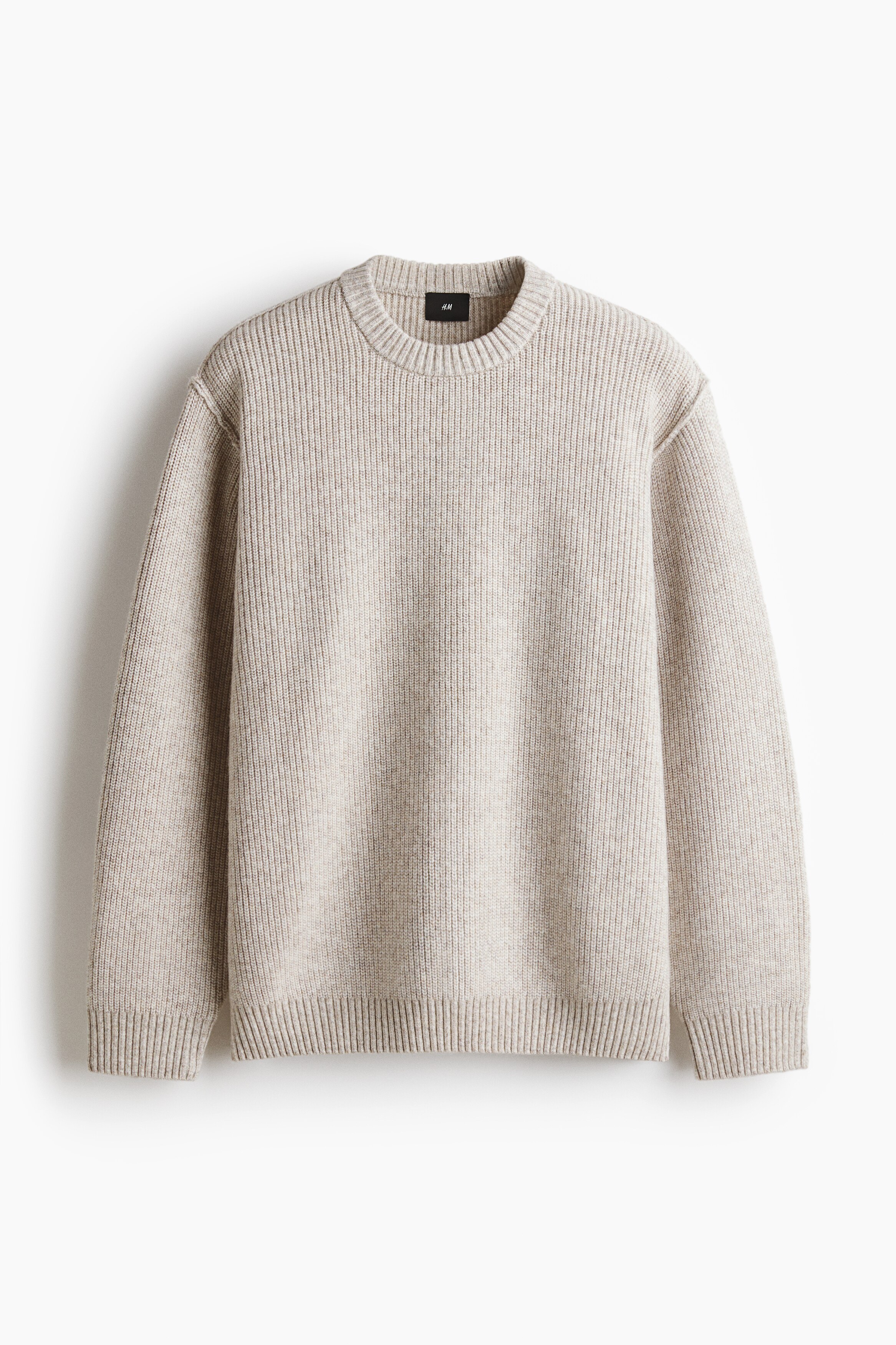 ルーズフィット リブニットセーター - ブラック - Men | H&M JP