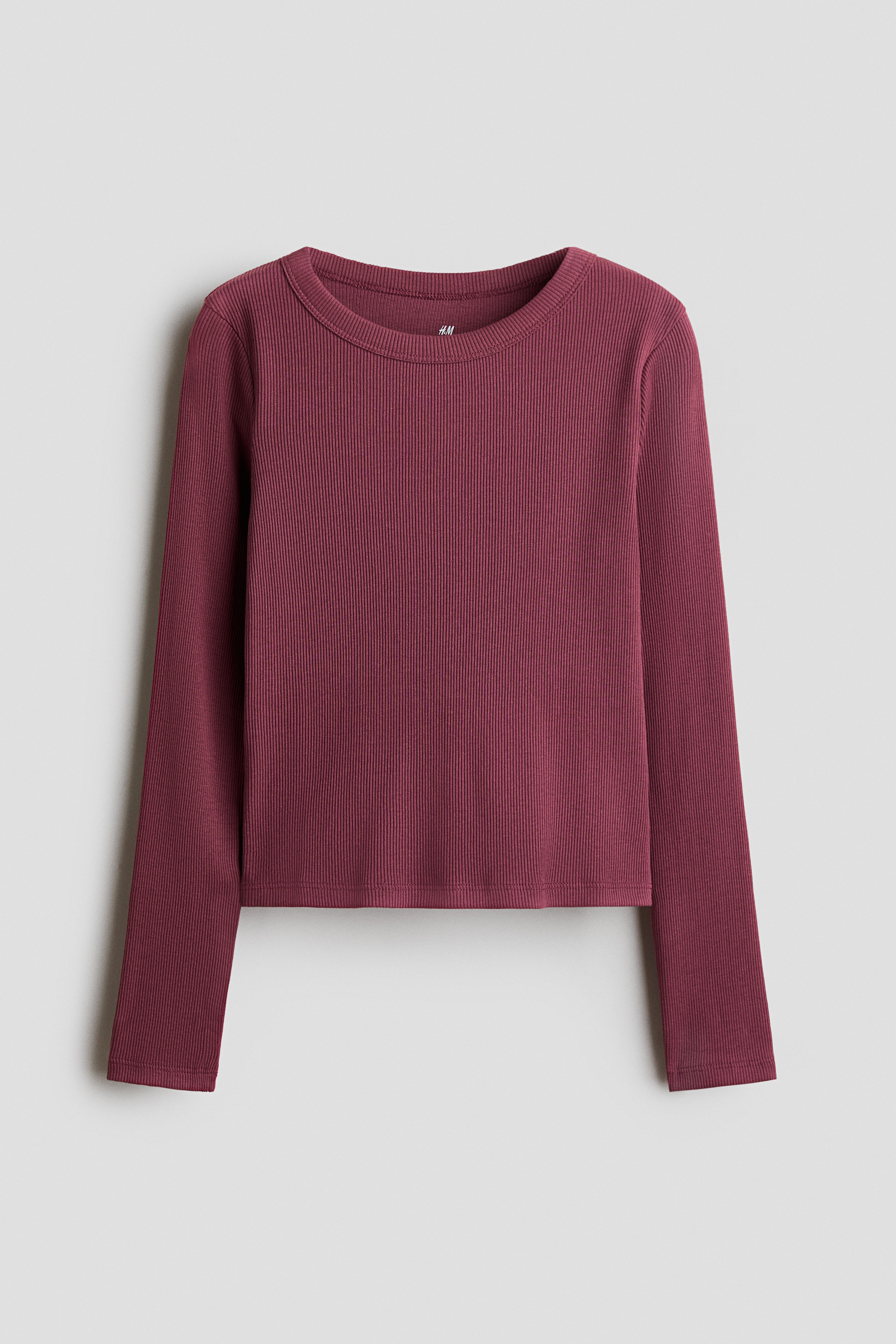 Ribbed cotton topModel