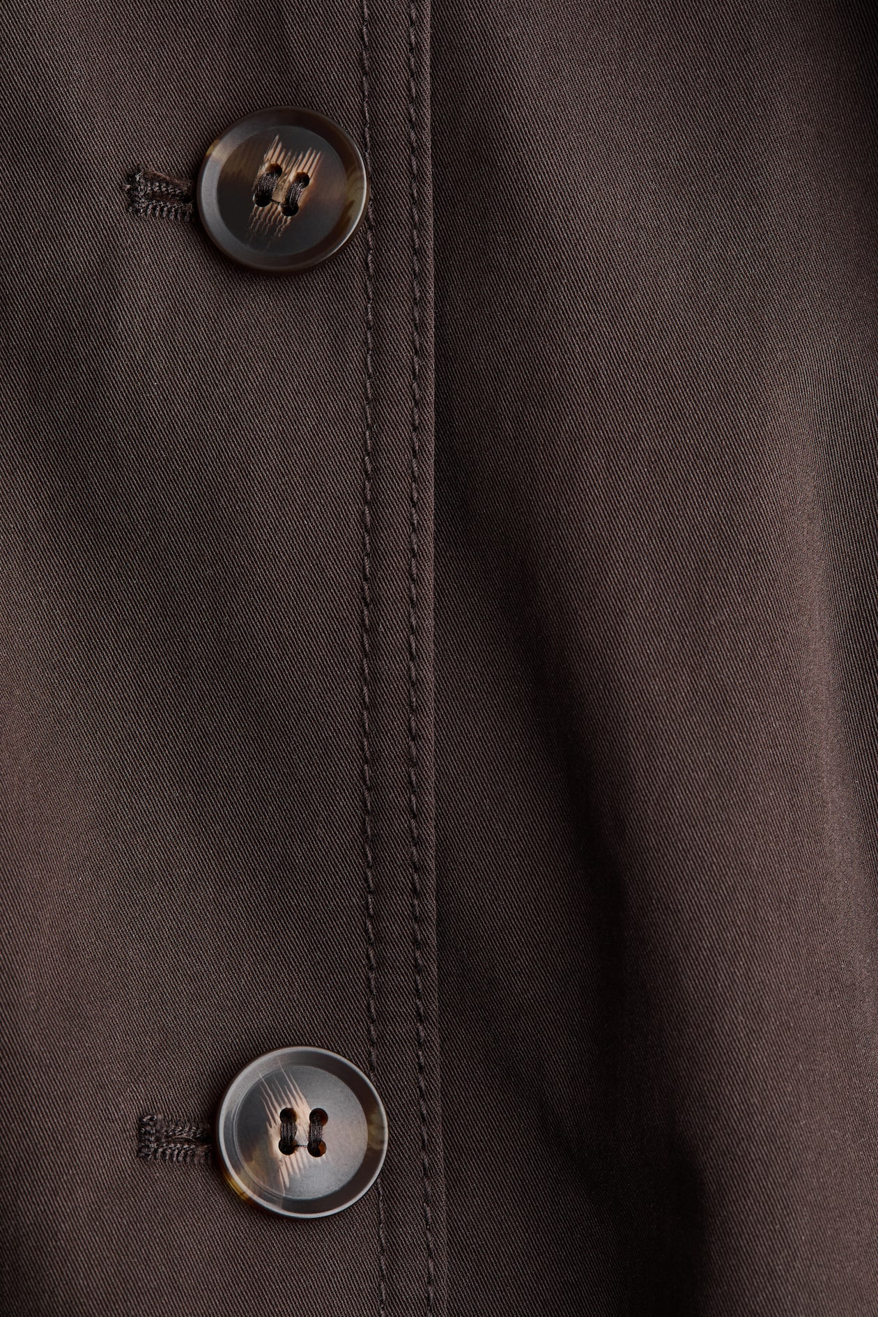 Belted Twill Coat - image 4