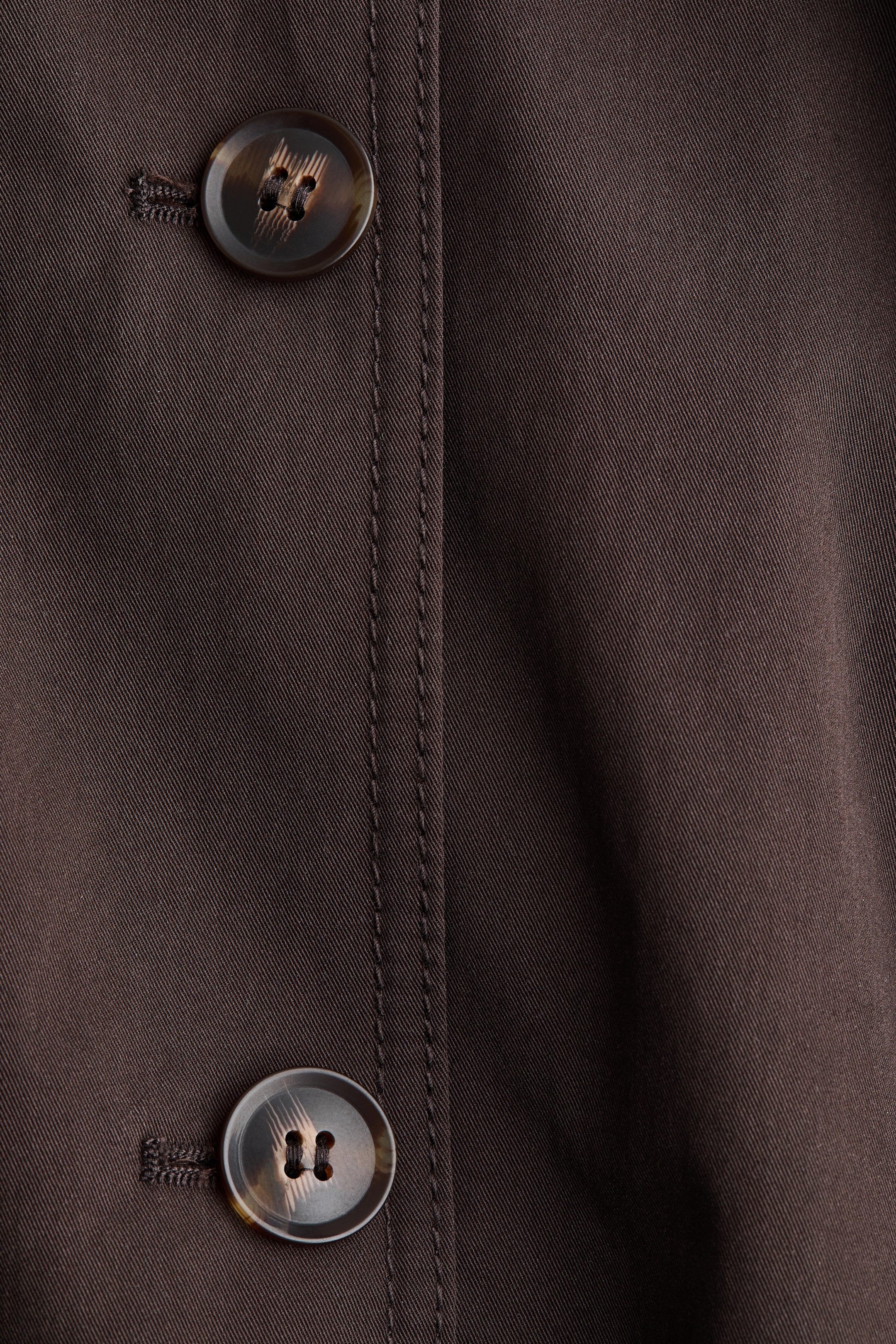 Belted Twill Coat
