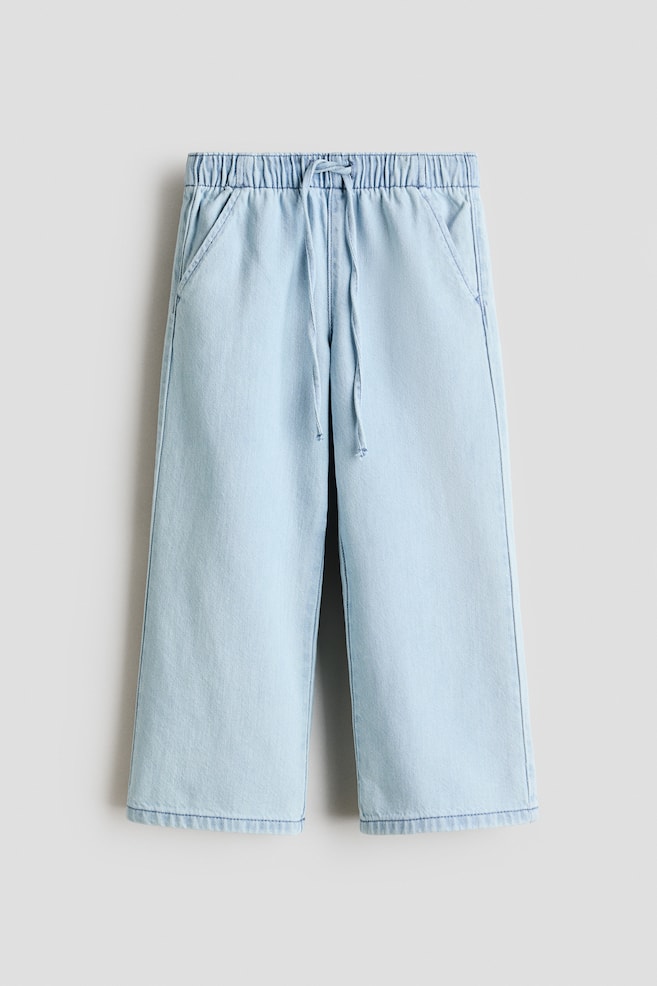 Denim Joggers - Light denim blue/Washed gray - 1