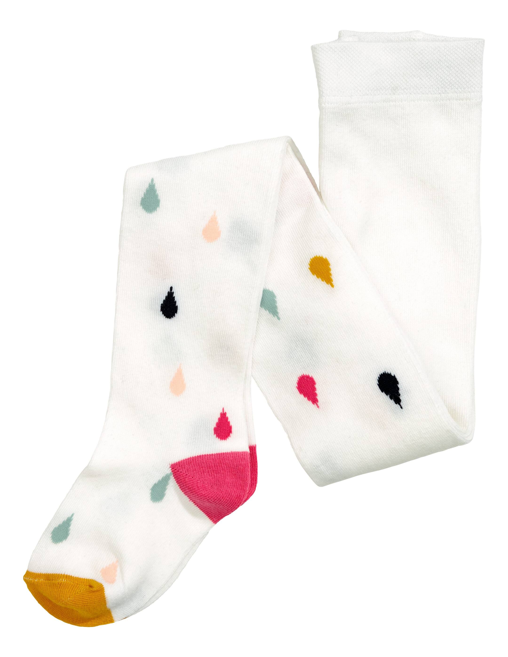 View larger image: 2-pack Fine-knit Tights - Cerise/dots - Kids | H&M CA 1