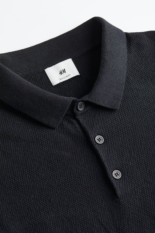 Poloshirt Regular Fit - Schwarz/Marineblau/Greige/Weiß/Cremefarben/Marineblau gestr. - 5