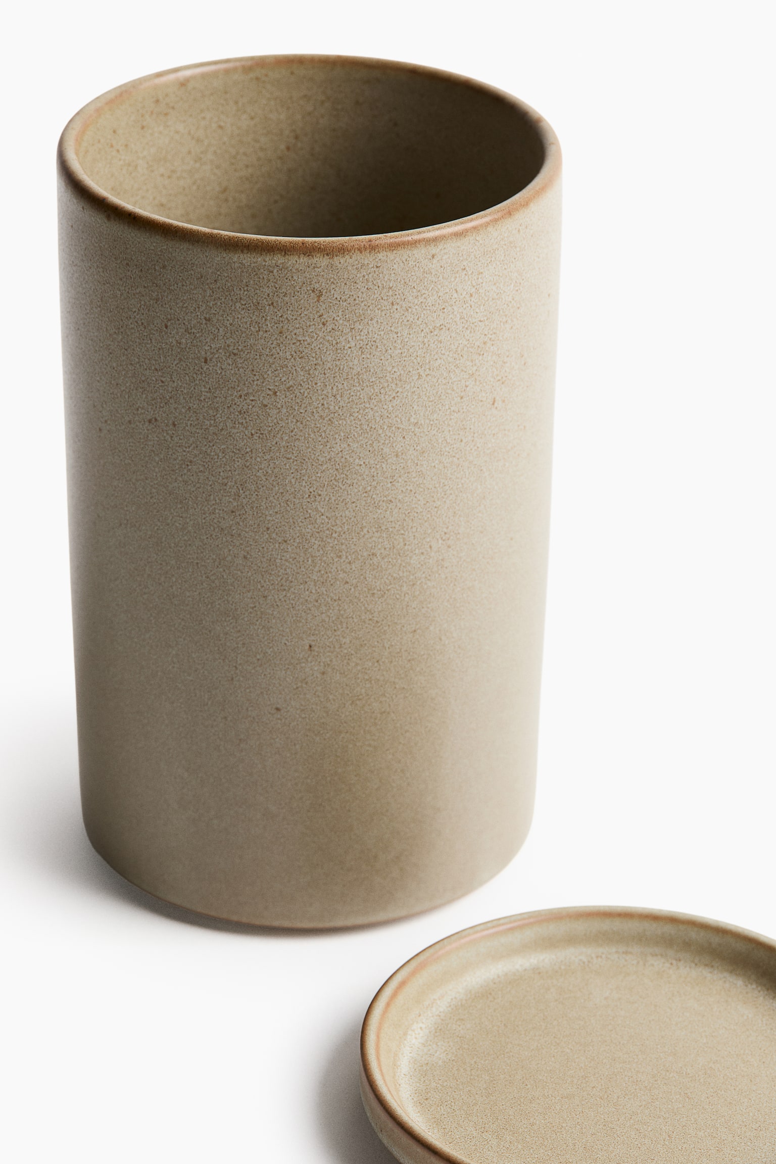 Reactive-Glaze Jar - Beige/Light beige - 3