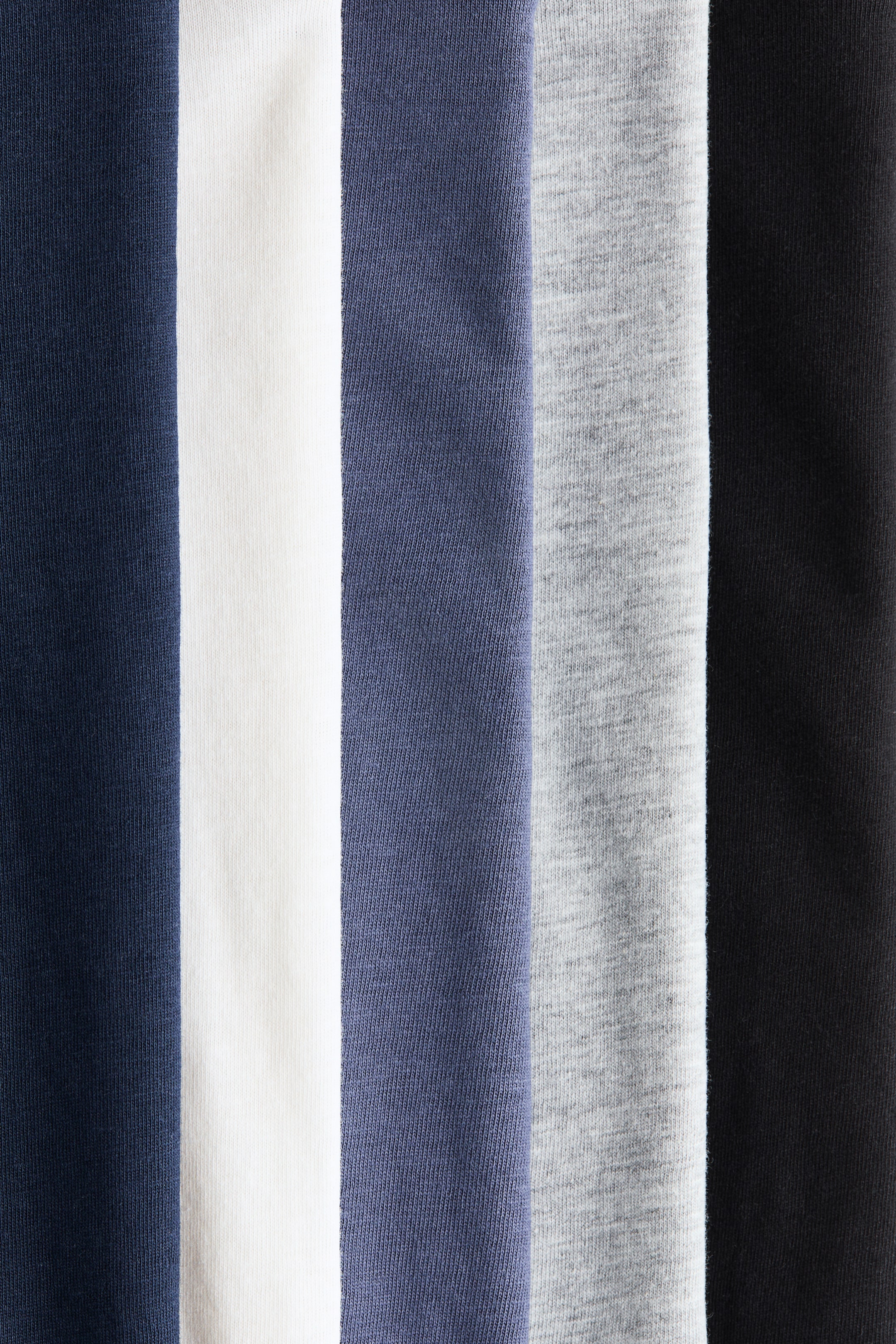 View larger image: 5-pack long-sleeved T-shirts - Navy blue/Light grey marl - Kids | H&M SG 2