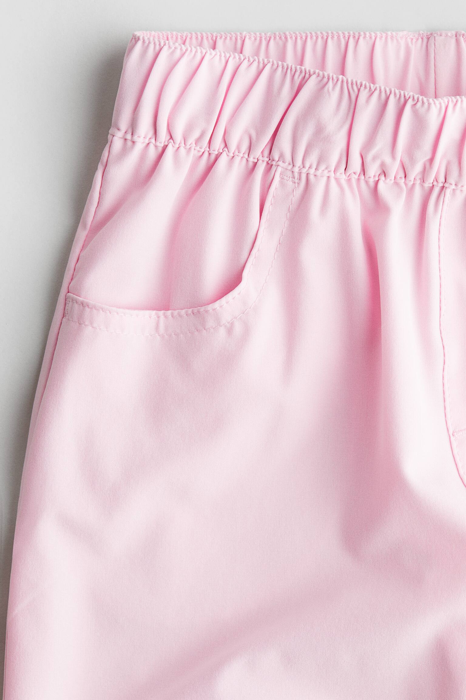 Quần dài cạp chun - Màu hồng/Màu xanh dương nhạt - 5