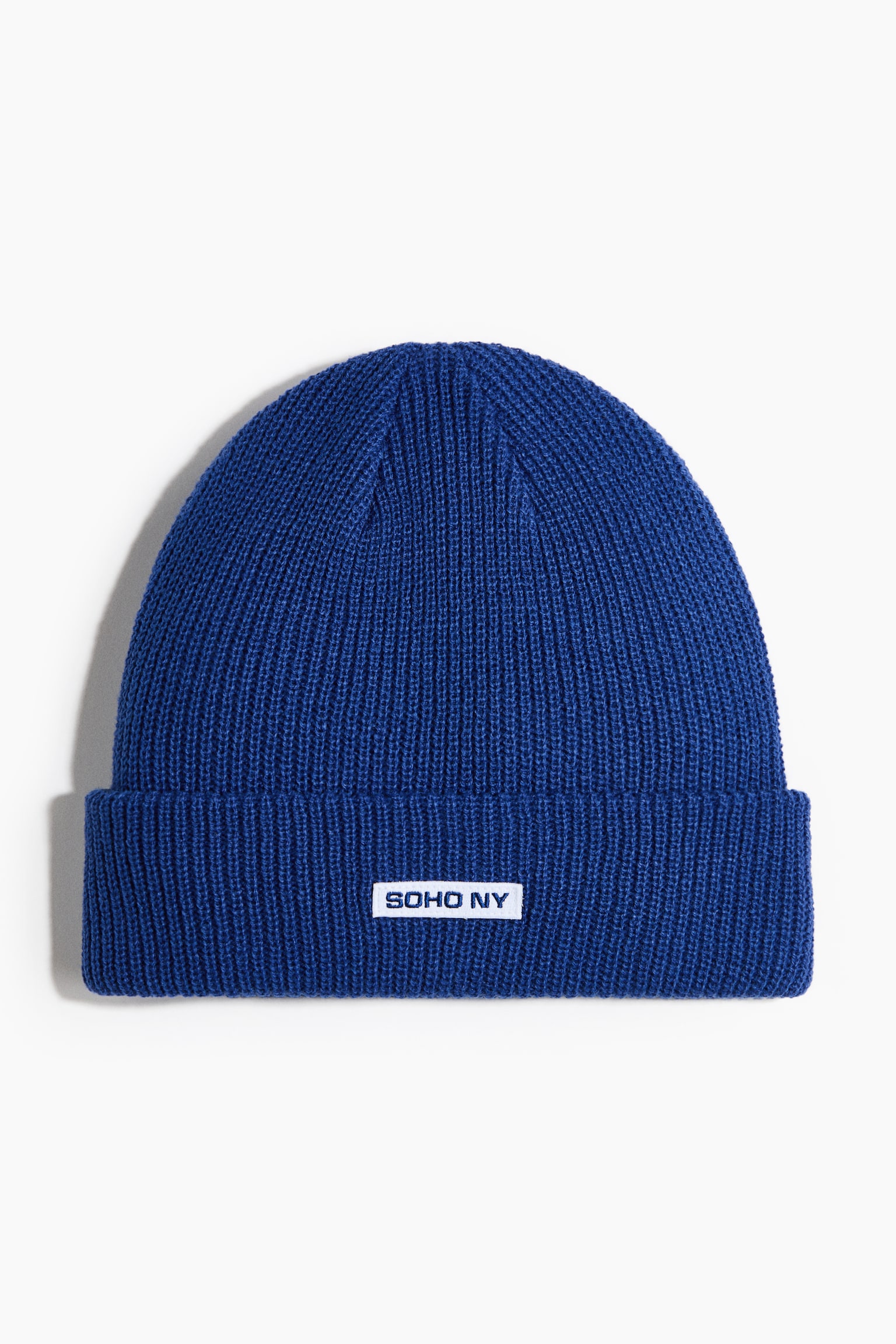 Rib-knit beanie - Azul/Gris/Negro/Soho NY/Amarillo neón