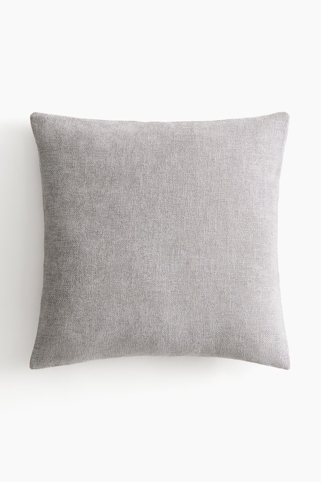 Chenille cushion cover - Light grey/Cream/Light greige/Dark brown/Dusty mole/Light dusty green/Dusty blue - 1
