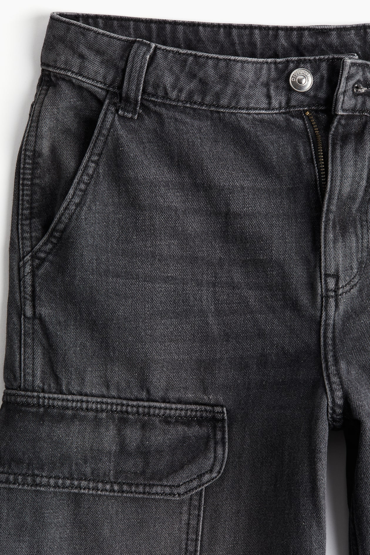 Denim Cargo Pants - image 2