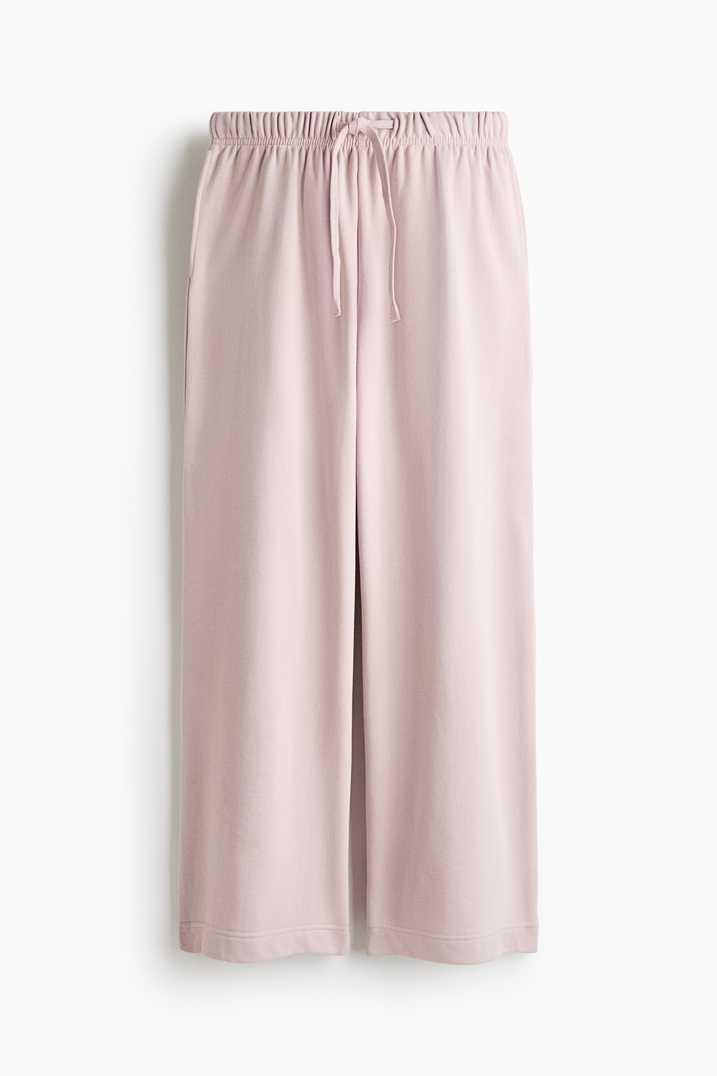 Straight-leg joggers - Powder pink/Dark mole/Light grey marl