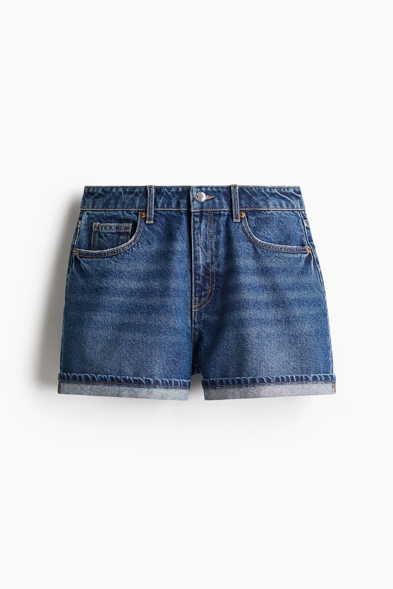 ハイウエストデニムショートパンツ main image 0