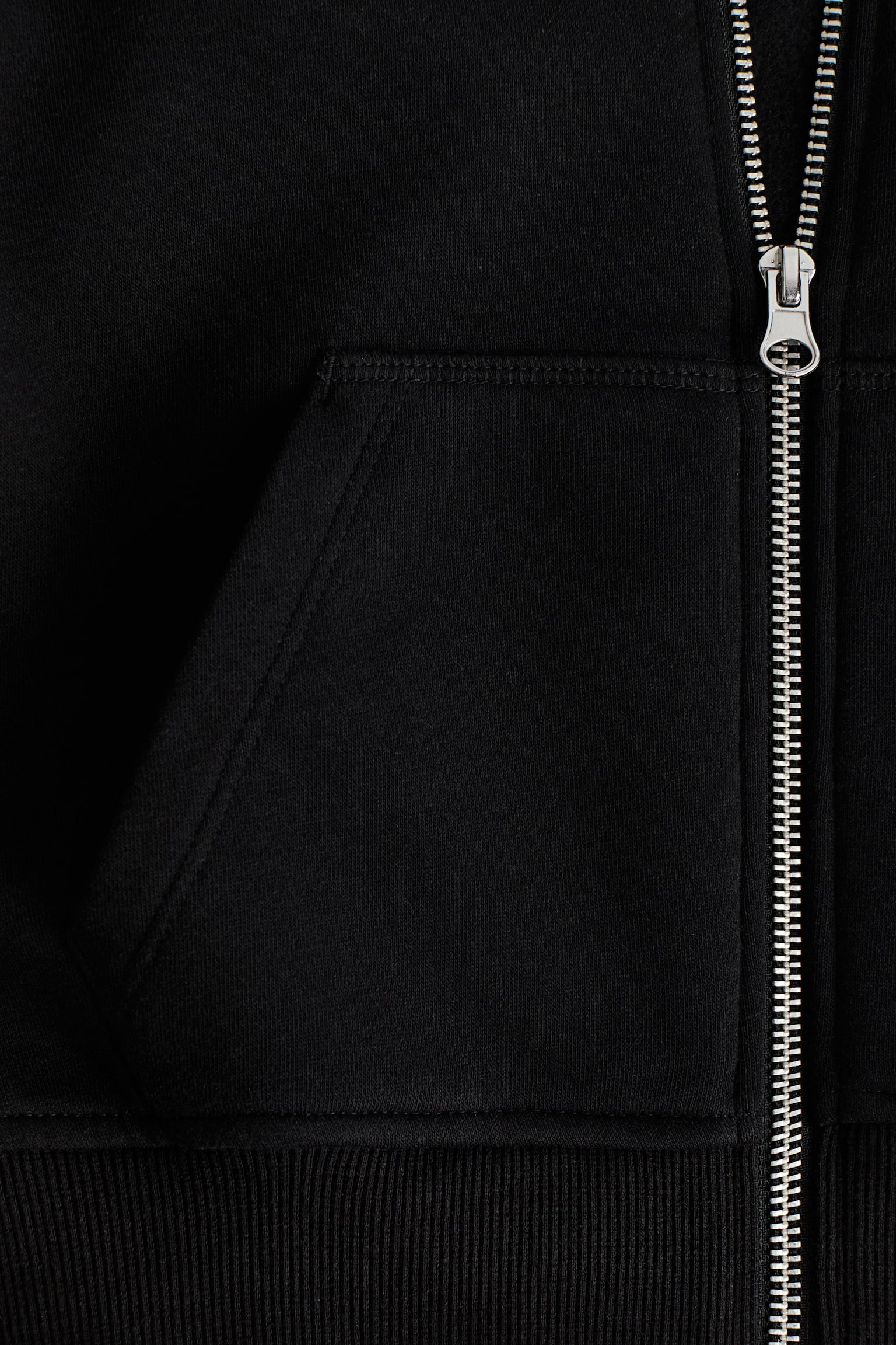 Zip-through hoodie - Black/Light pink/Cream marl/Light grey marl/Light blue/Dark red - 2