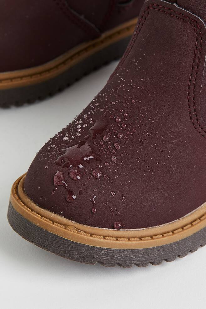 Waterproof boots - Dark red - 5