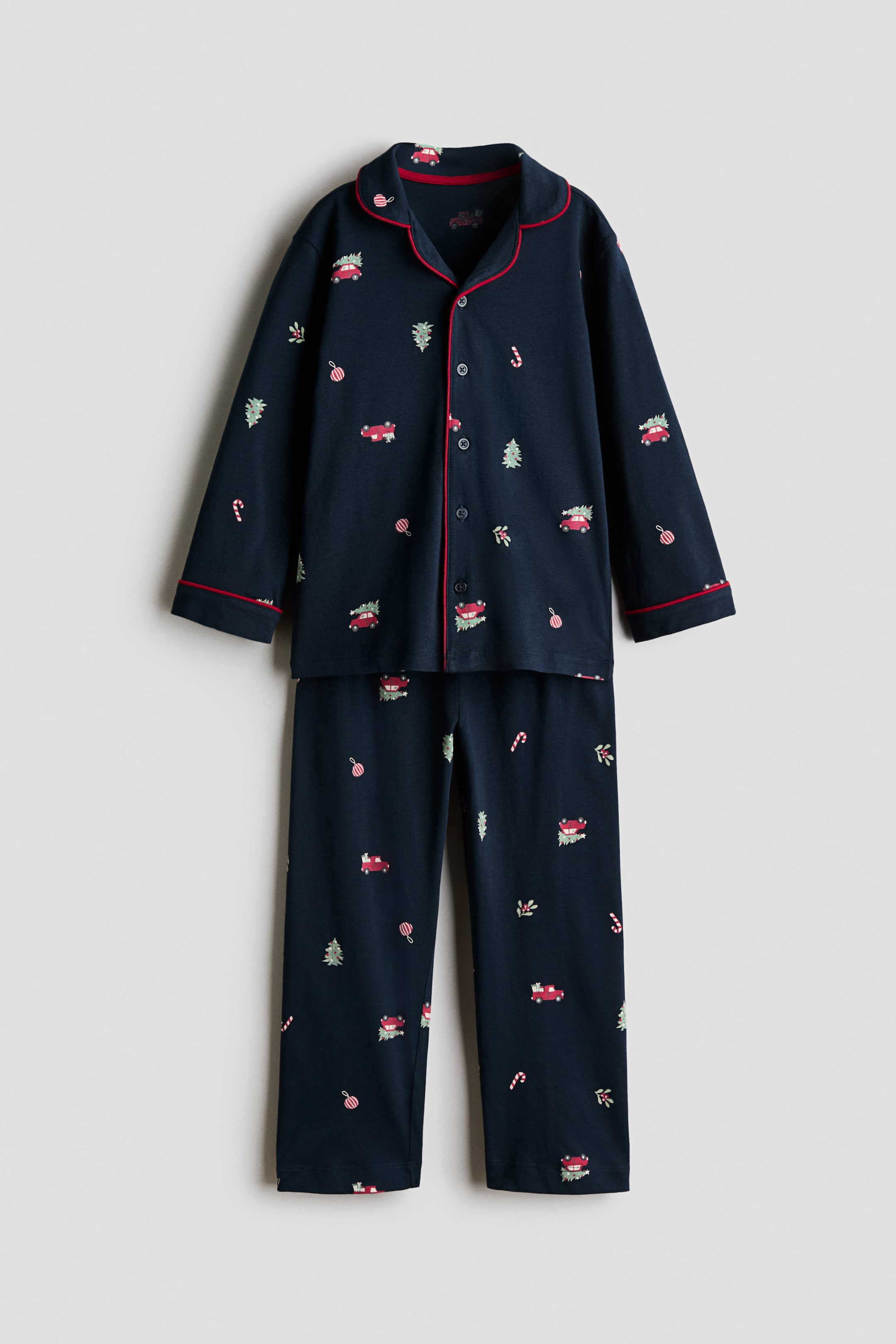 View larger image: Printed pyjamas - Navy blue/Christmas - Kids | H&M 1