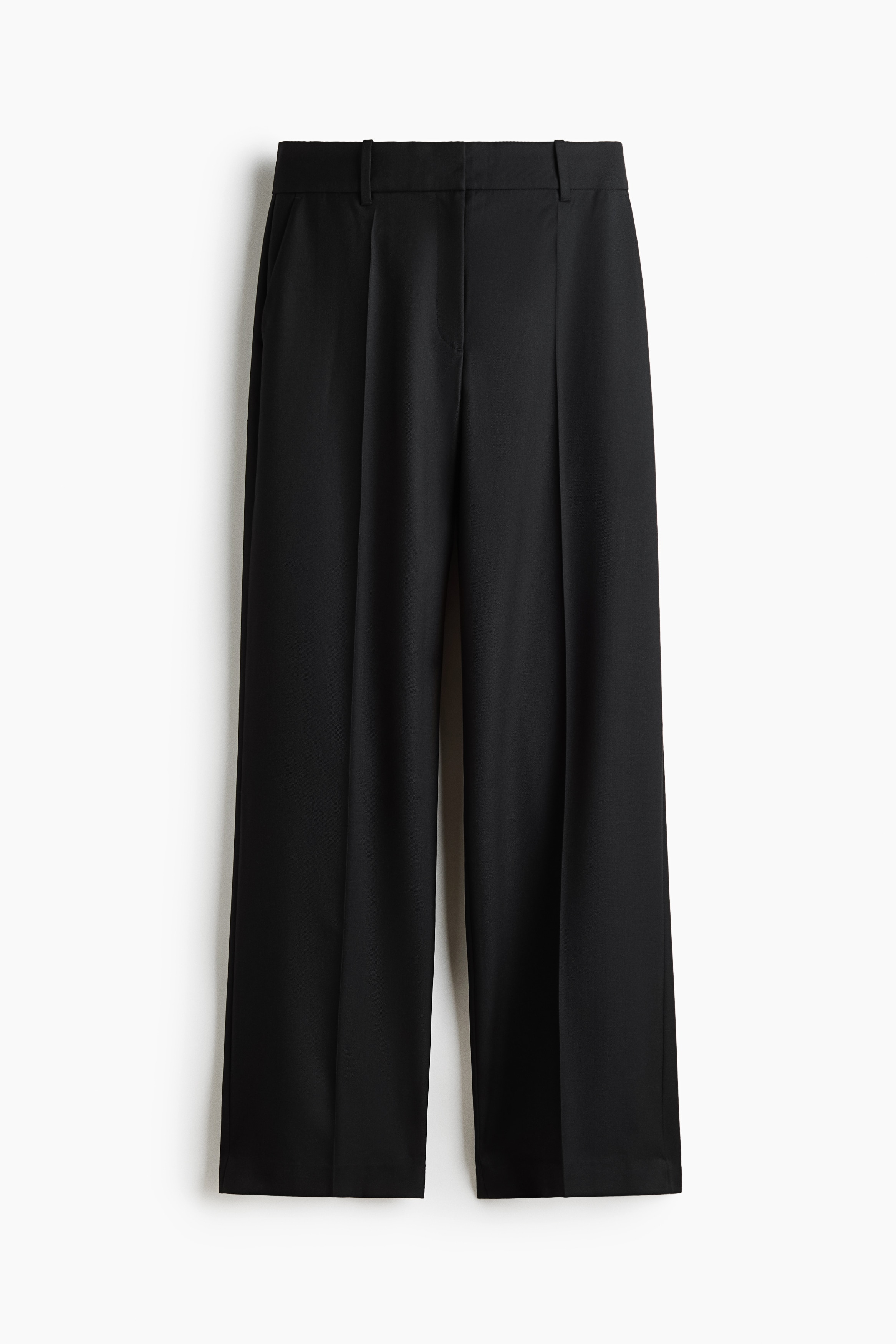 Pantalón sastre en mezcla de lana - Negro