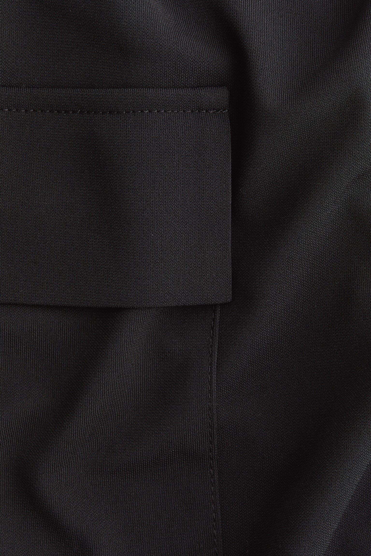 Balloon cargo trousers-Black - 6