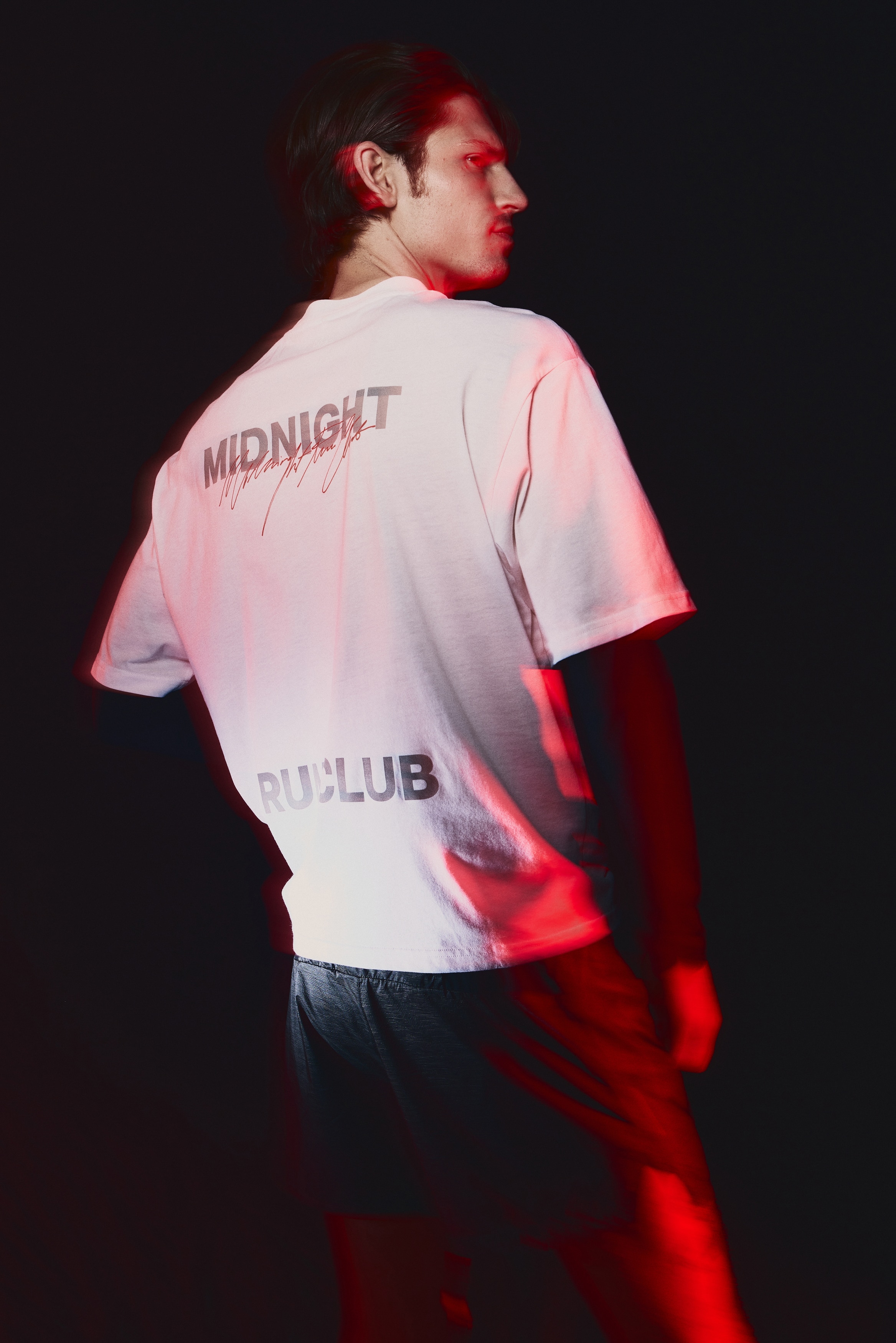 H & M - ボクシースタイル スポーツTシャツ DryMove™ - ホワイト H & M - ボクシースタイル スポーツTシャツ DryMove™ - ホワイト