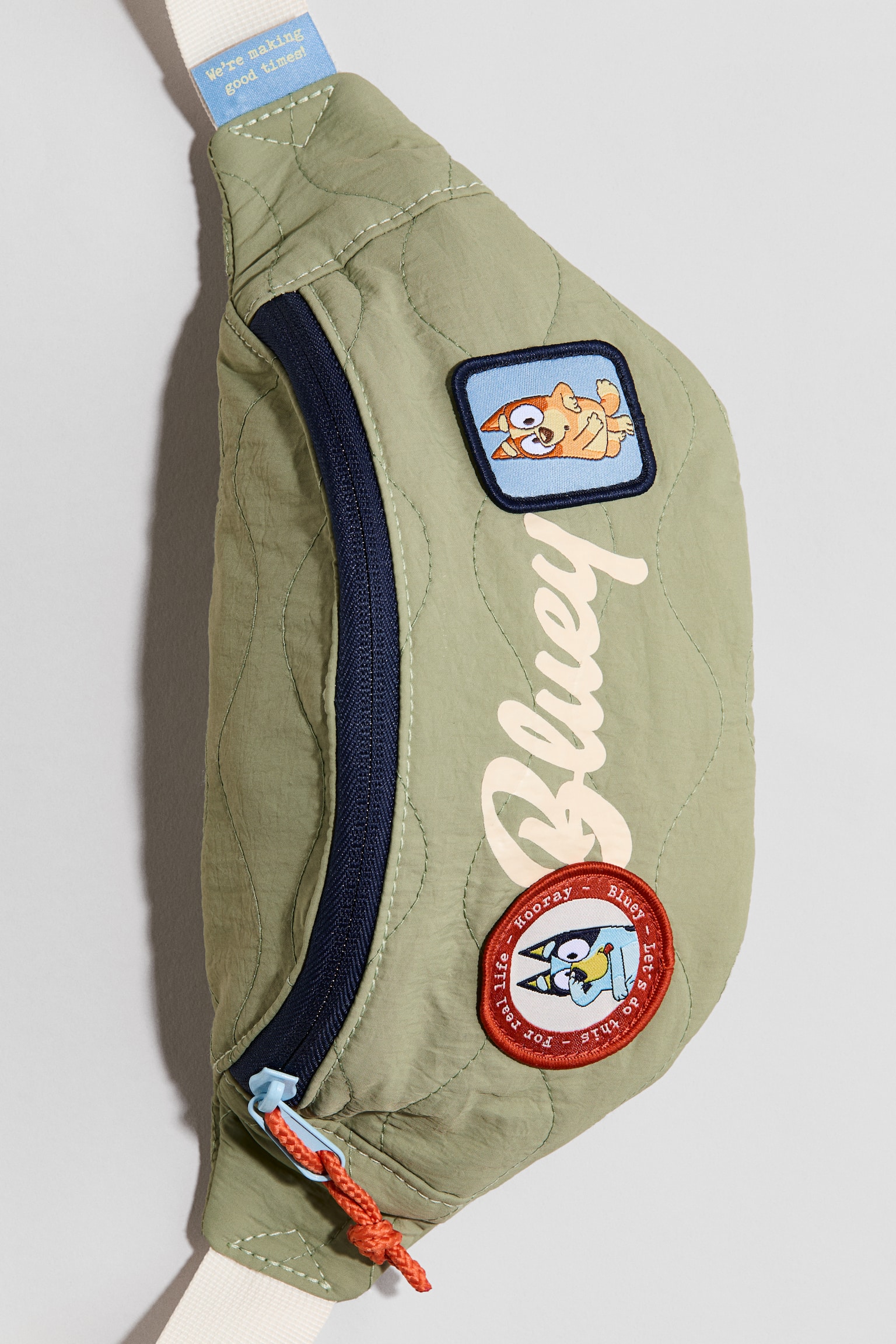 Print-motif crossbody bag - Khaki green/Bluey/Light khaki green/Pokémon/Green/Minecraft - 2