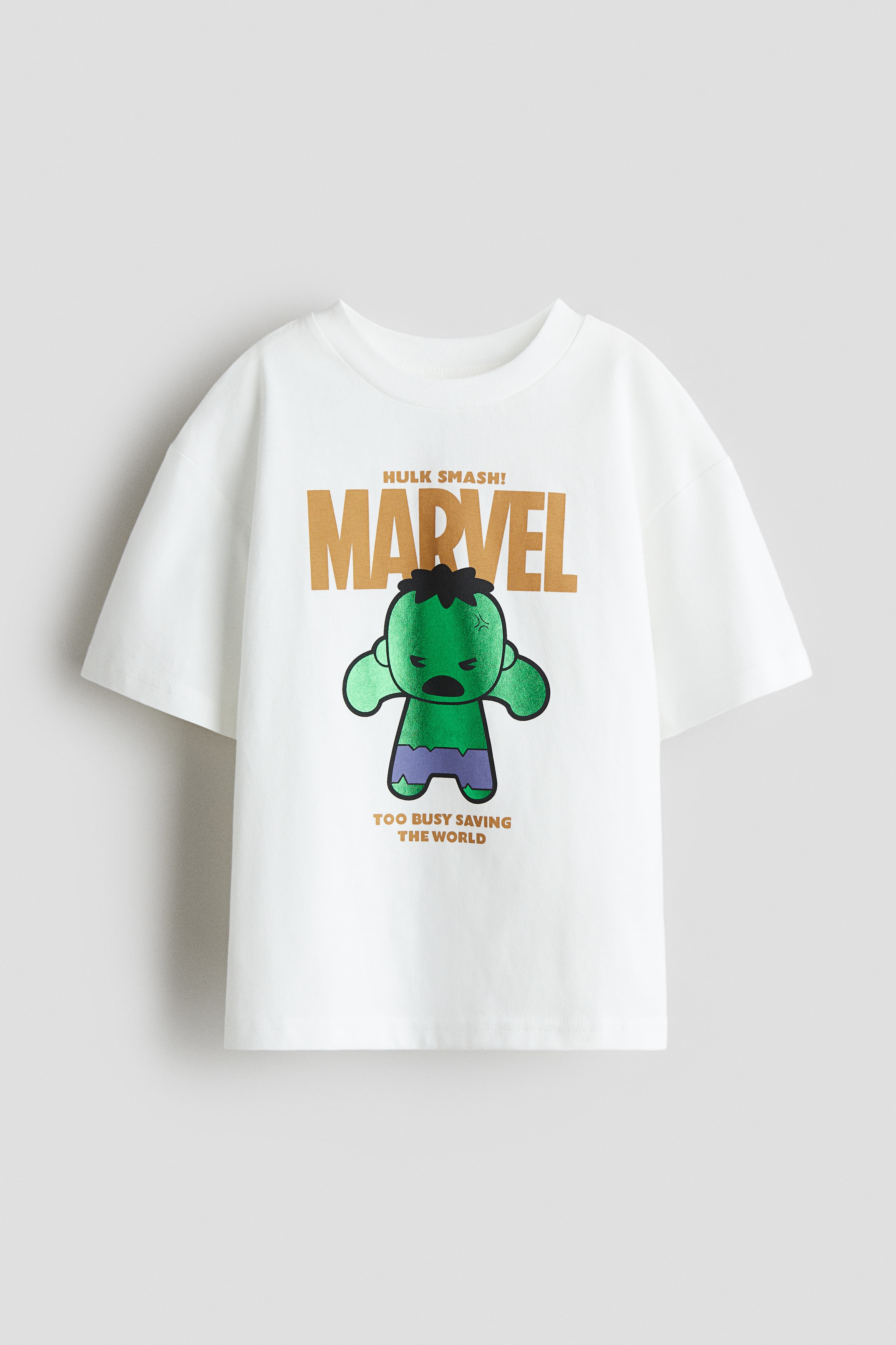 Oversized T-shirt met print - Wit/Marvel Comics/Wit/Pokémon/Donkergrijs/Sonic the Hedgehog/Blauw/Marvel Comics/Wit/Batman