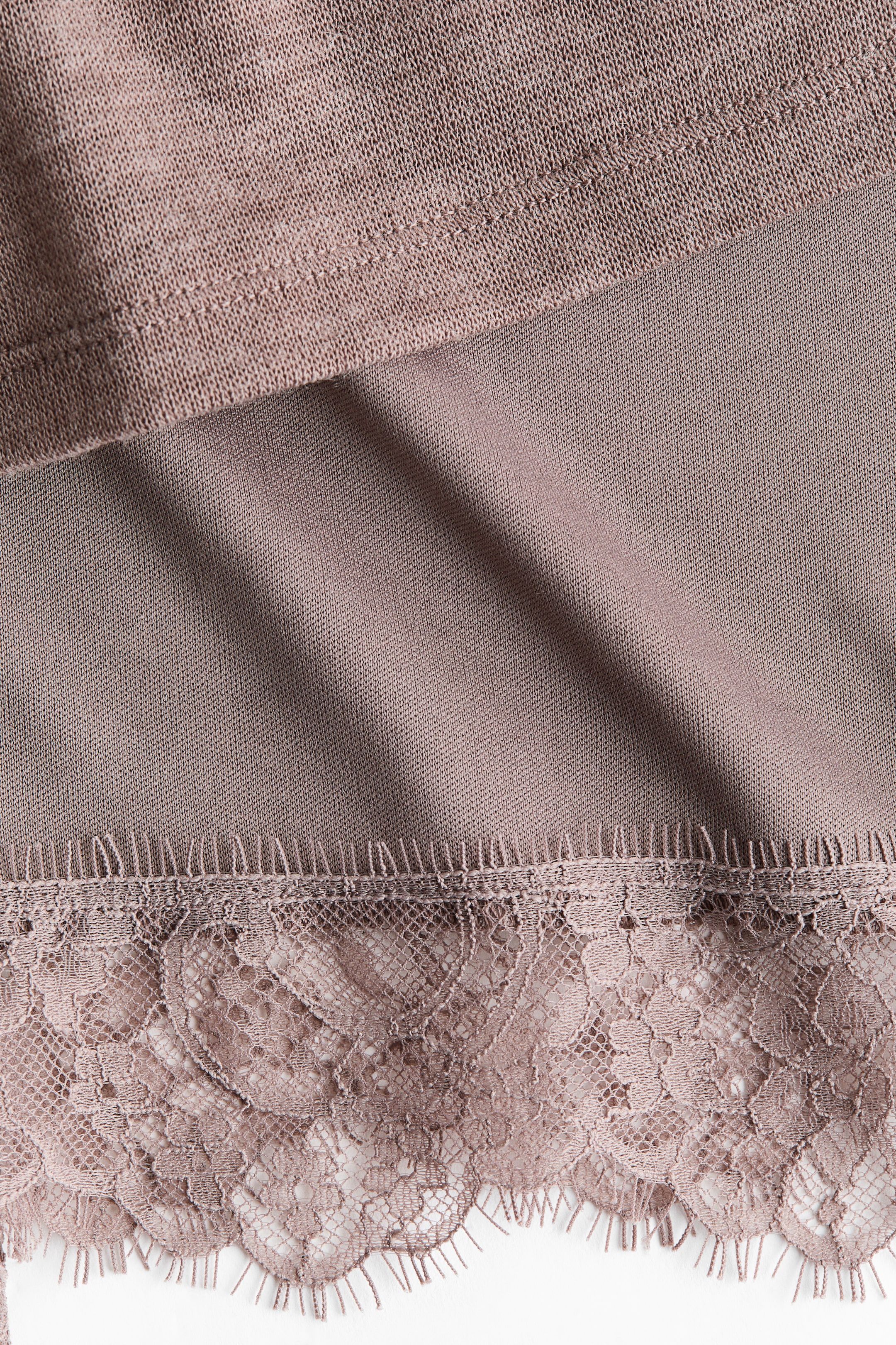 Layered Lace-Trimmed Top