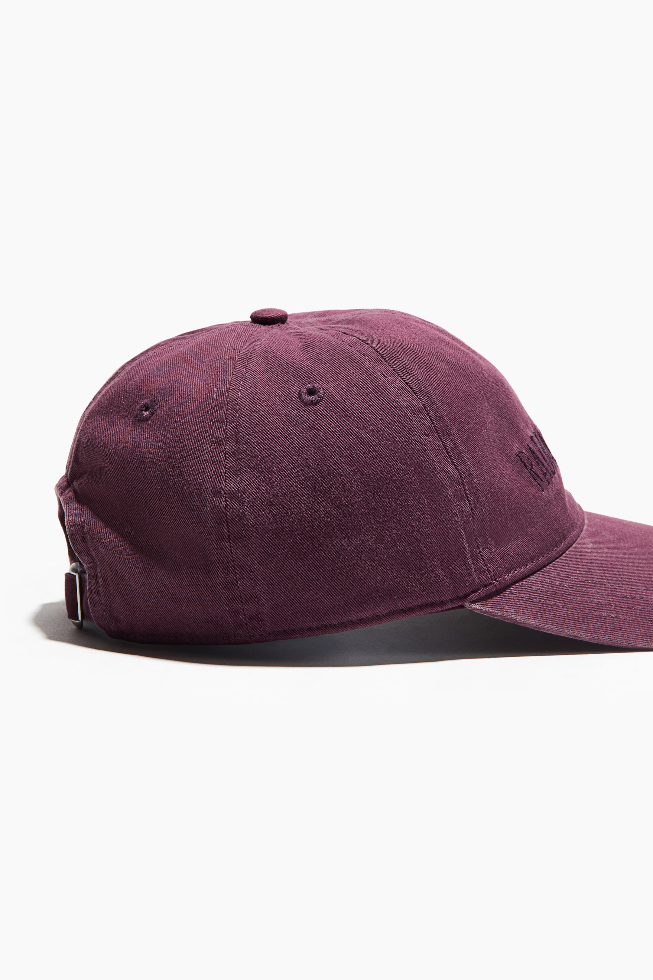 Casquette en sergé de coton à motif