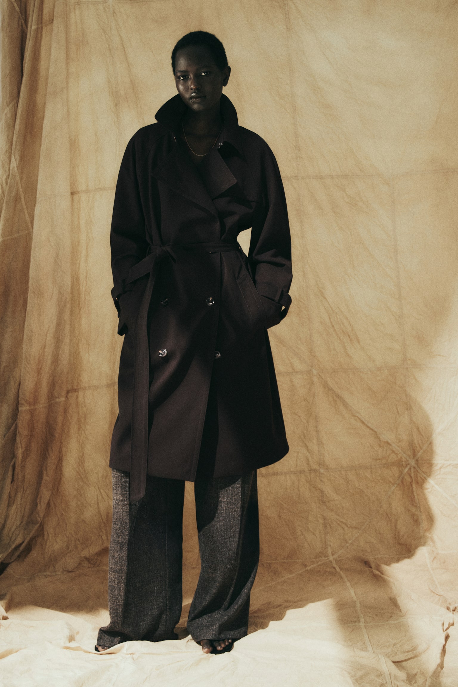 Trench coat - Dark brown/Dark mole - 1