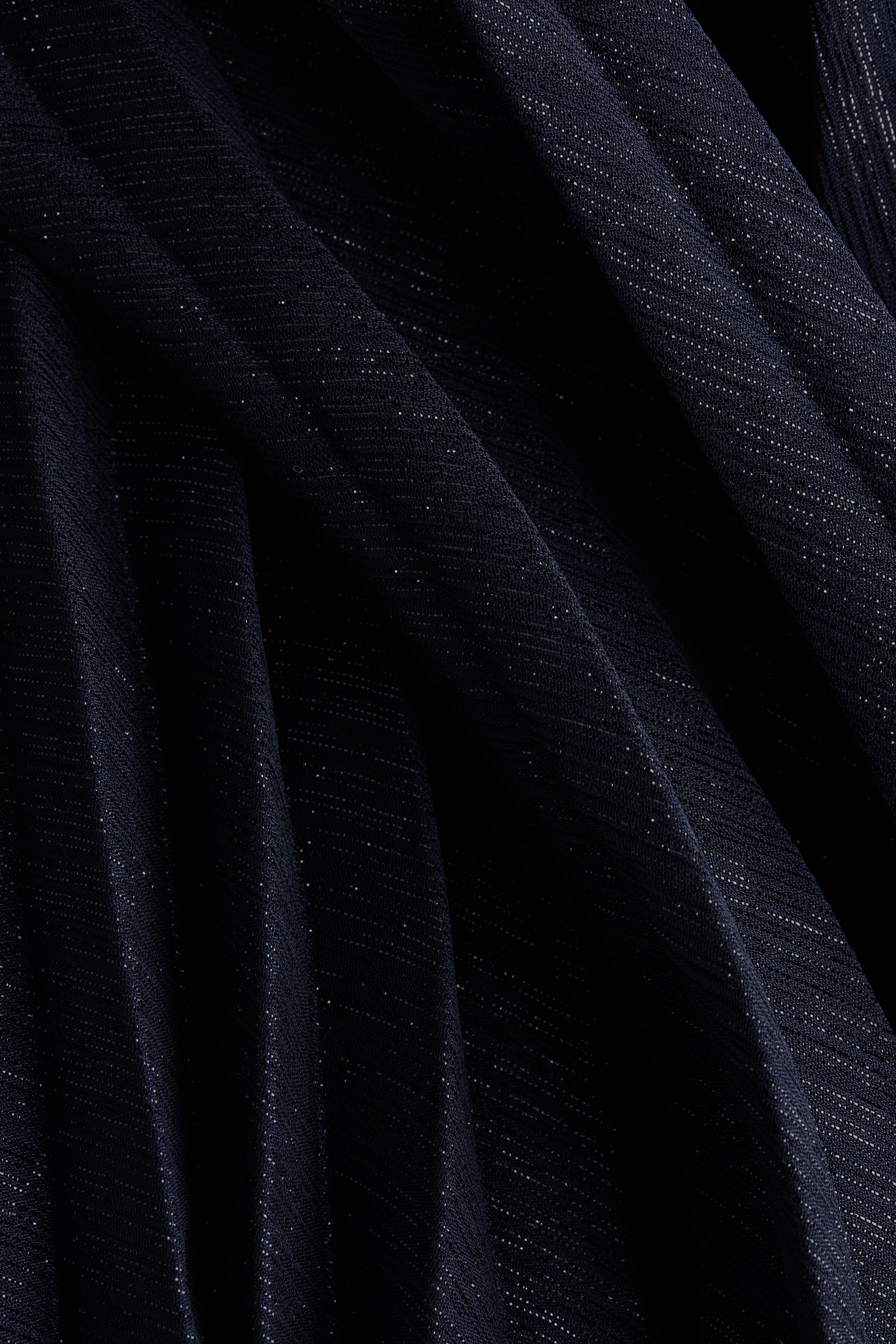 View larger image: Pleated maxi skirt - Navy blue - Ladies | H&M GB 4